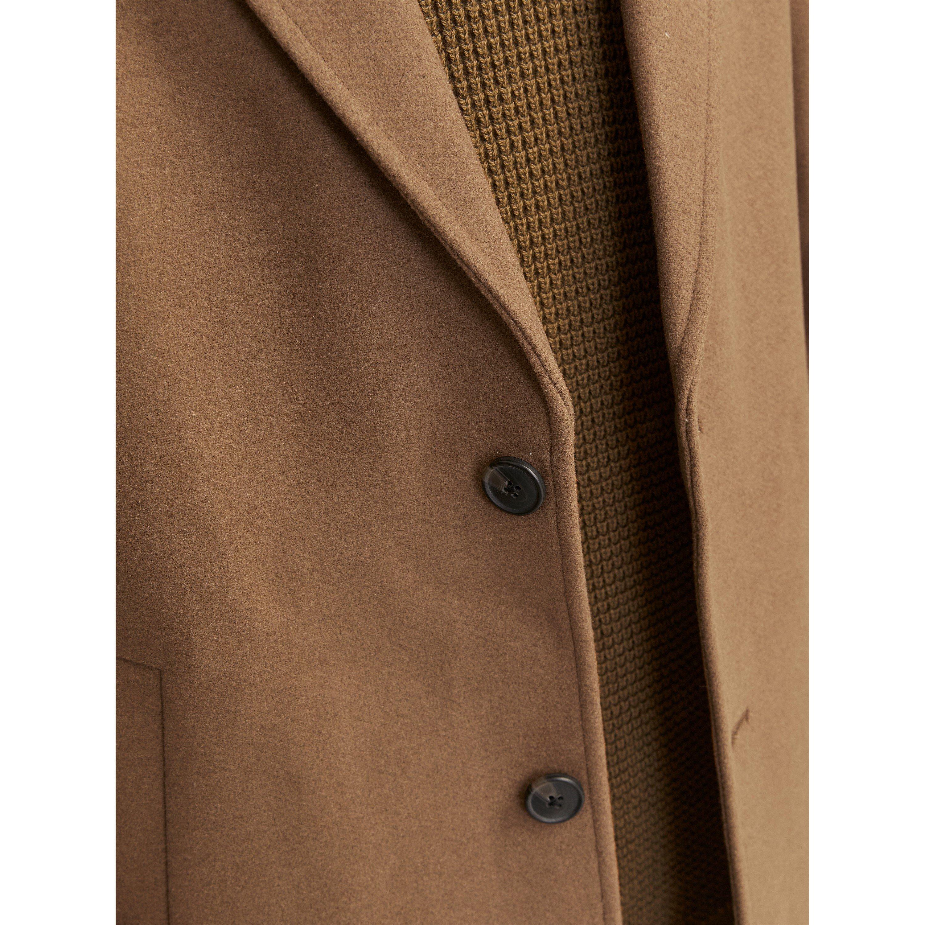 Khaki - Jack and Jones - Harrison Overcoat - 3