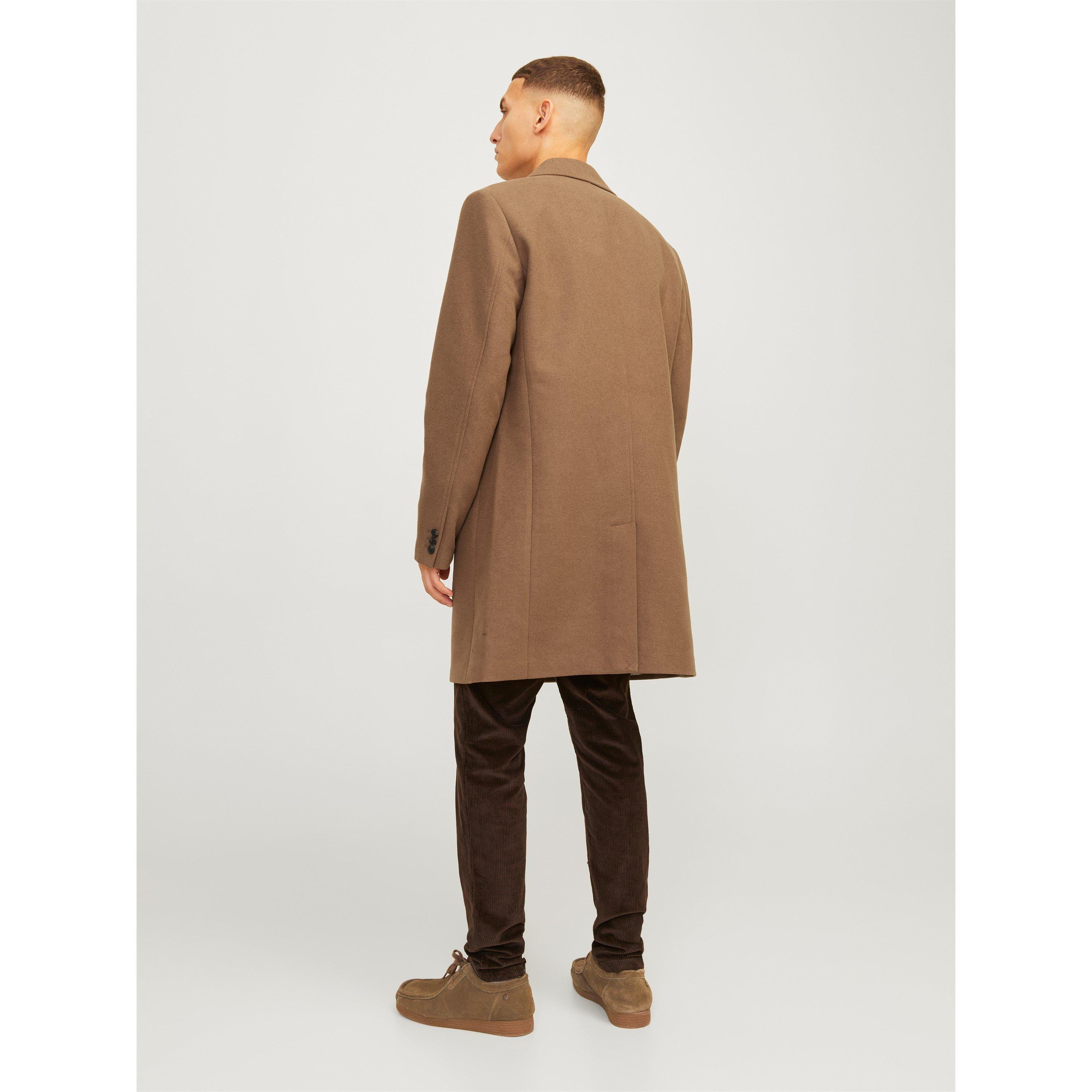 Khaki - Jack and Jones - Harrison Overcoat - 4