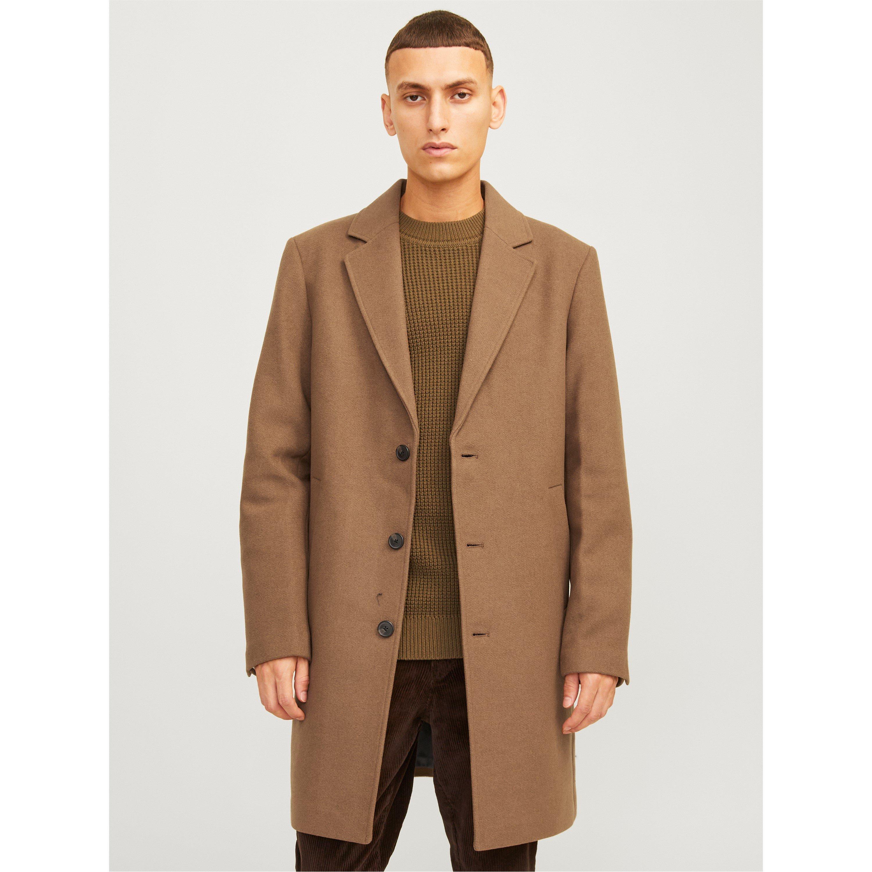Khaki - Jack and Jones - Harrison Overcoat - 6