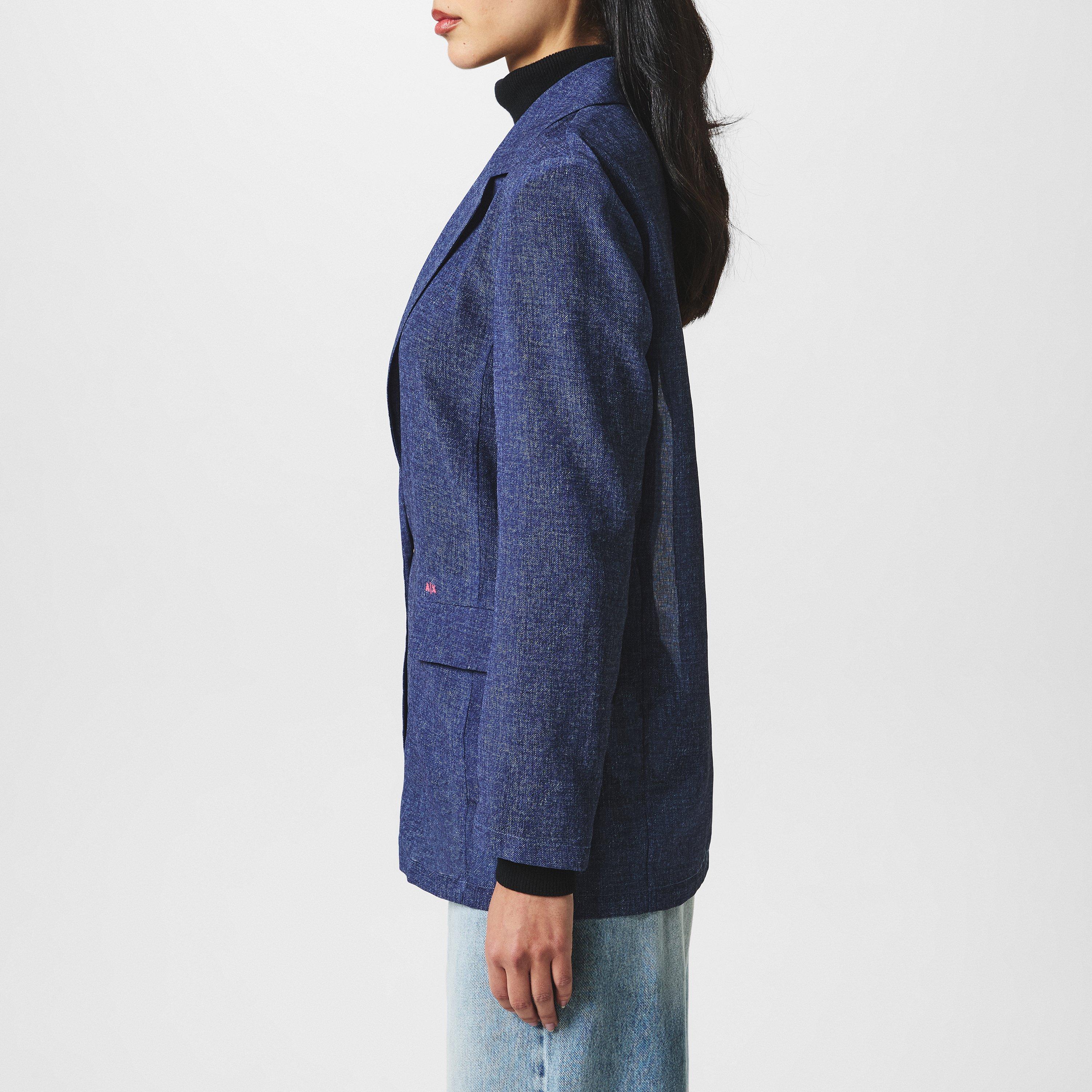 Indigo Denim - Armani Exchange - Women's Blazer - 2
