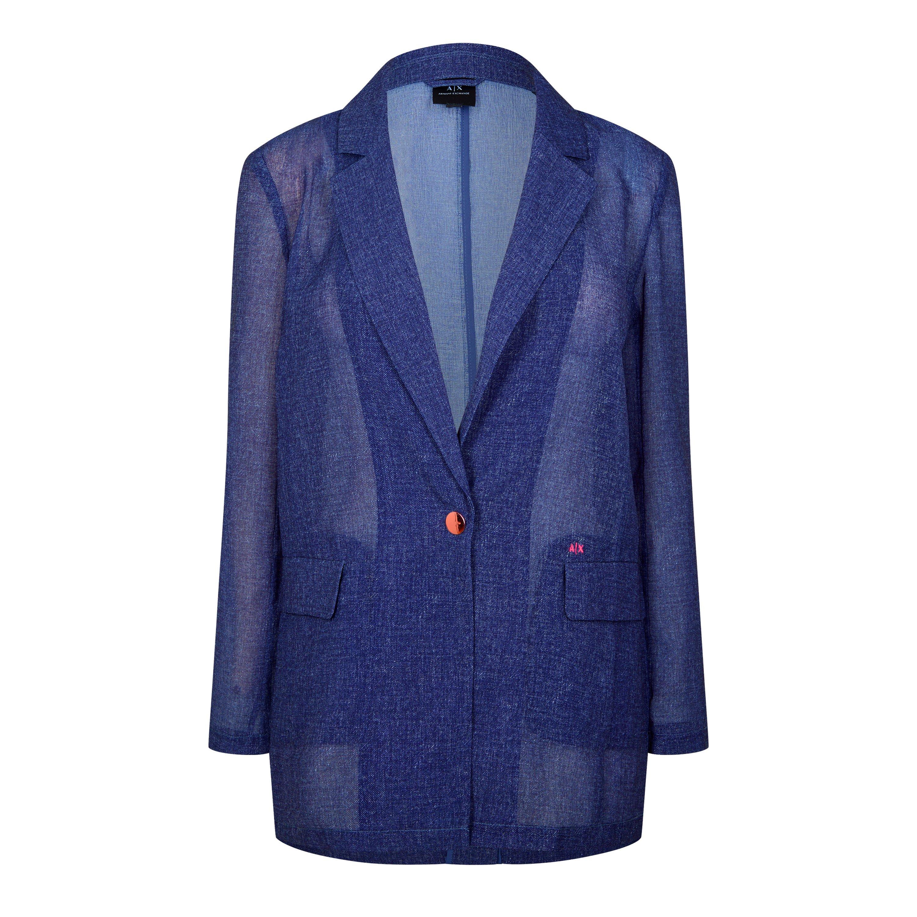 Indigo Denim - Armani Exchange - Women's Blazer - 5