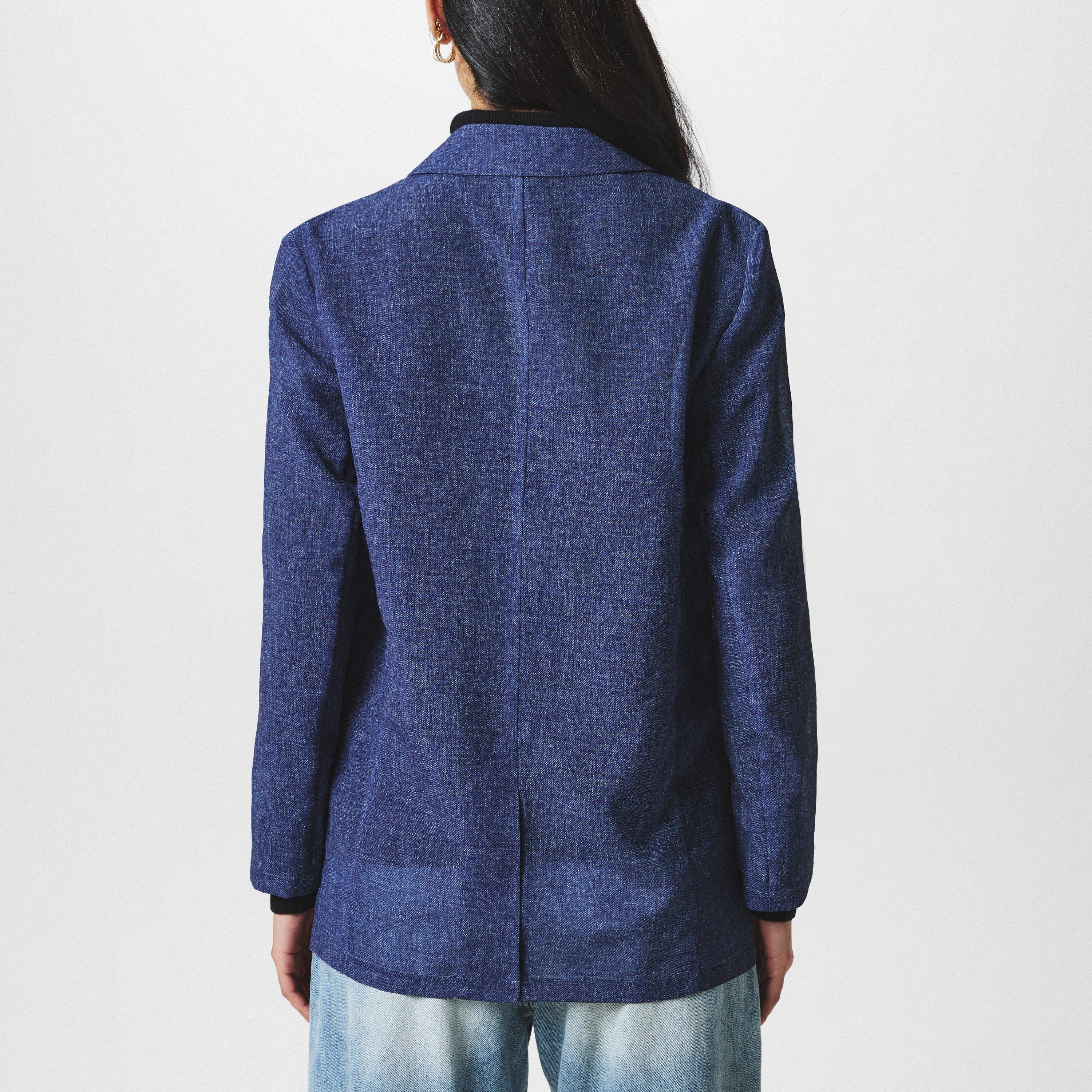 Indigo Denim - Armani Exchange - Women's Blazer - 3