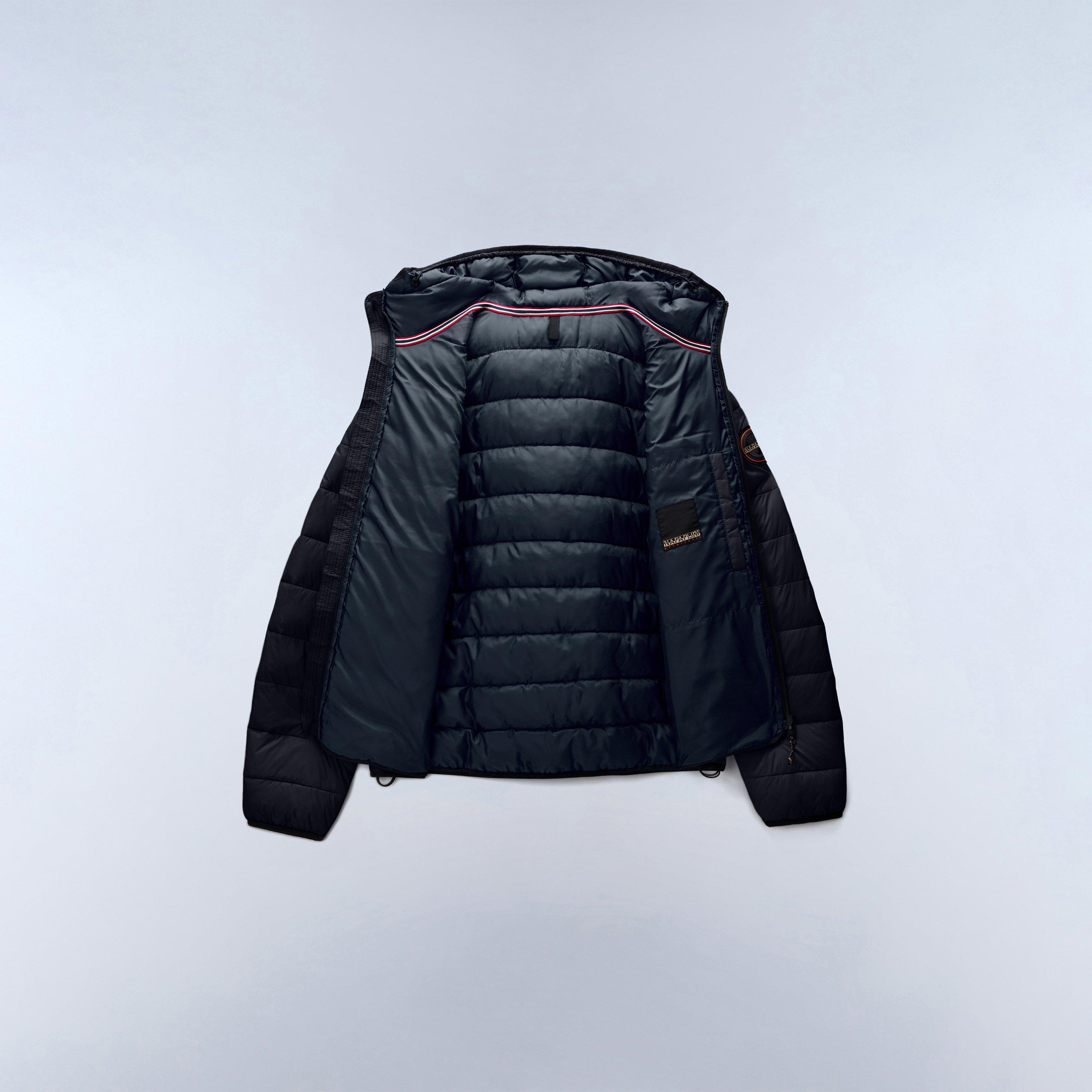 Black Beauty - Napapijri - Mens Aerons Full-Zip Hooded Short Puffer Jacket - 3