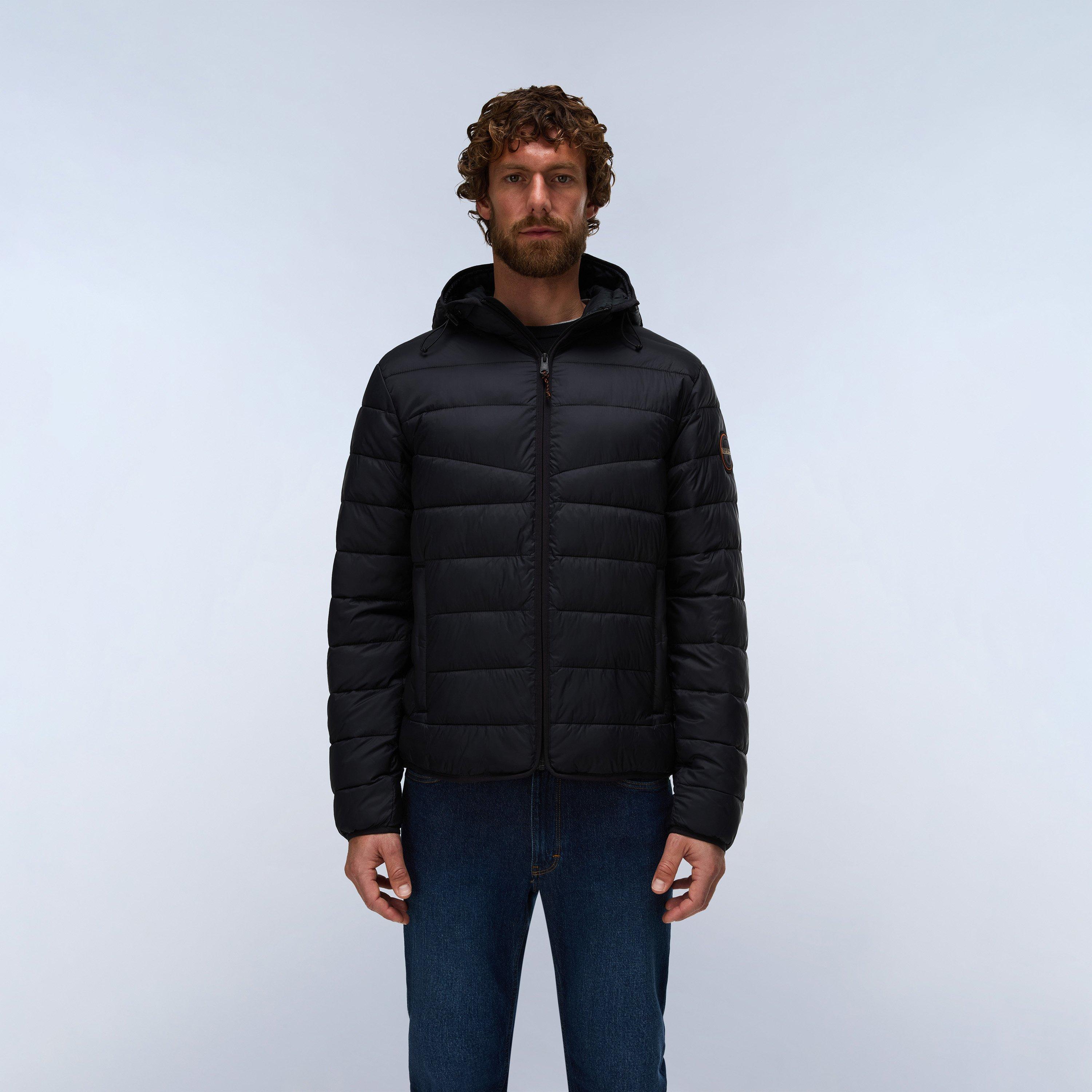 Black Beauty - Napapijri - Mens Aerons Full-Zip Hooded Short Puffer Jacket - 4