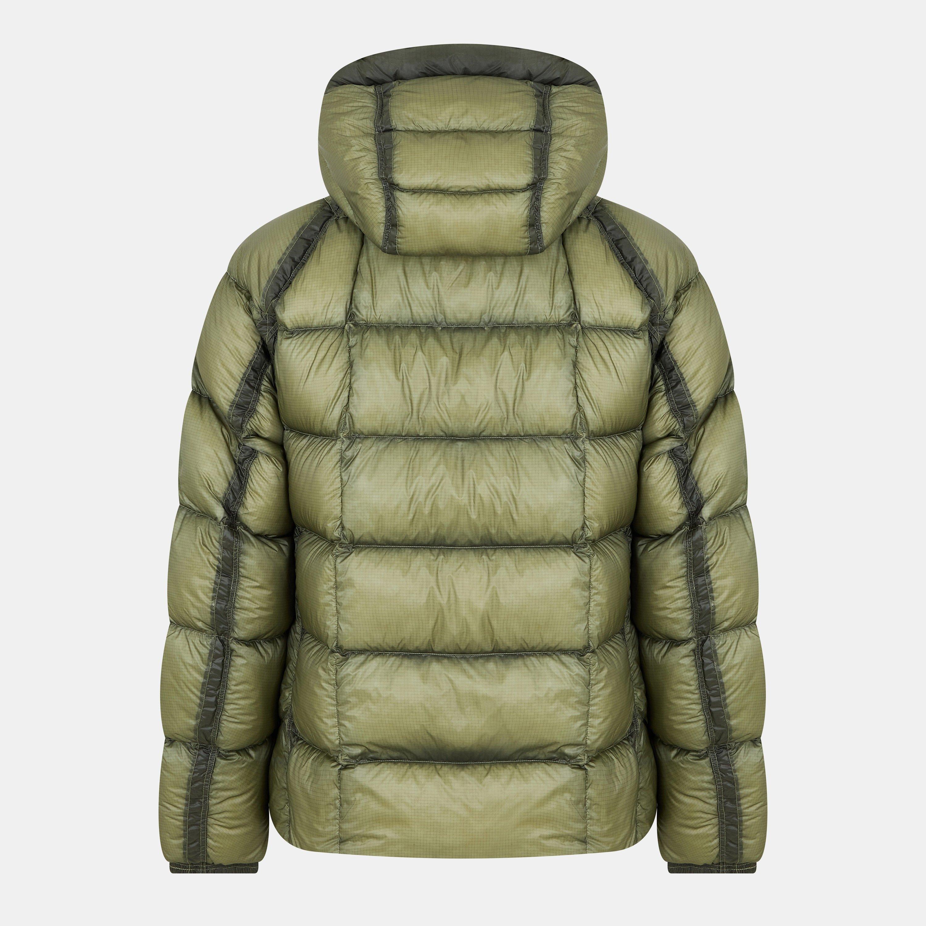 Seagrass 612 - CP Company - Men's DD Shell Medium Down Hip Length Hooded Medium Puffer Jacket - 2