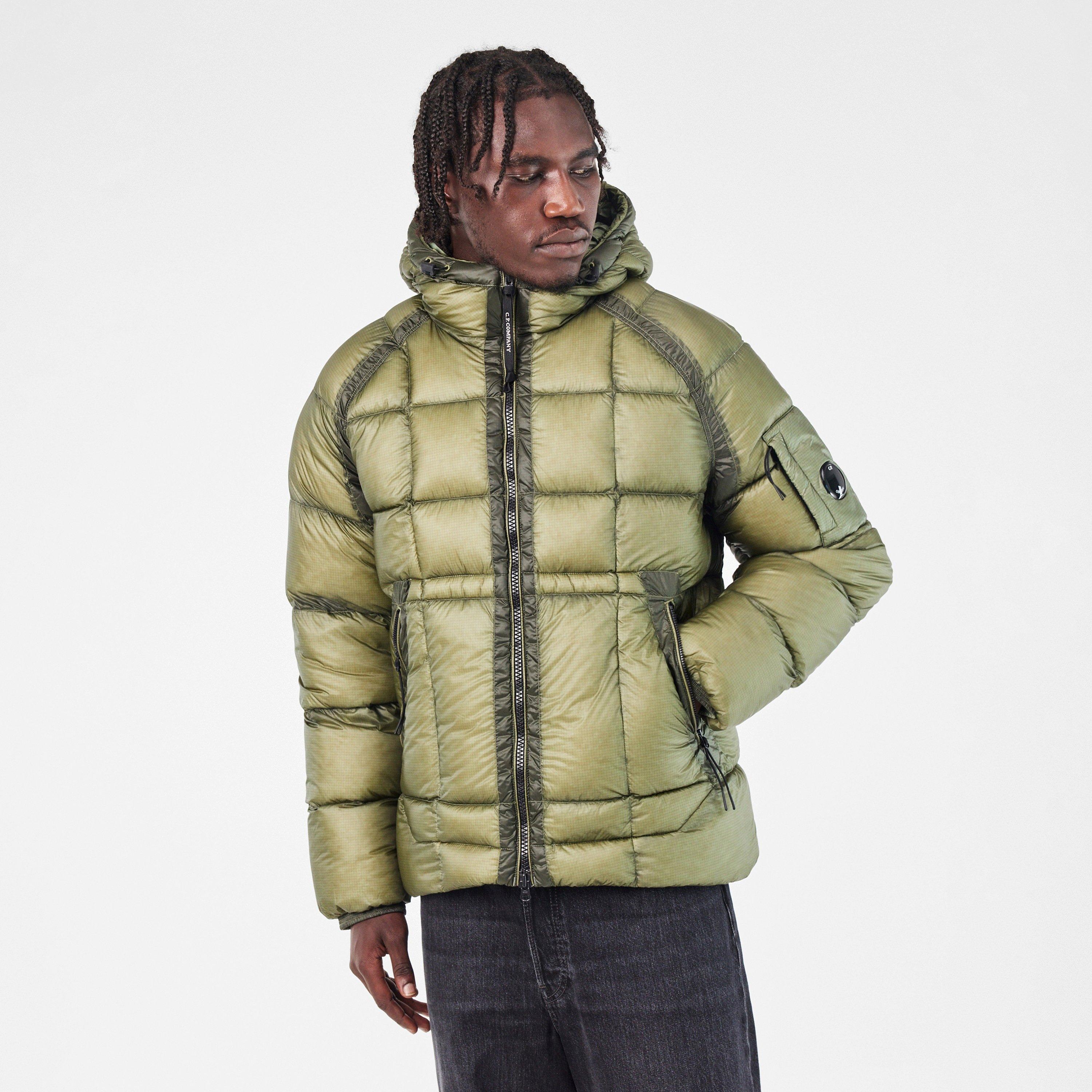 Seagrass 612 - CP Company - Men's DD Shell Medium Down Hip Length Hooded Medium Puffer Jacket - 3