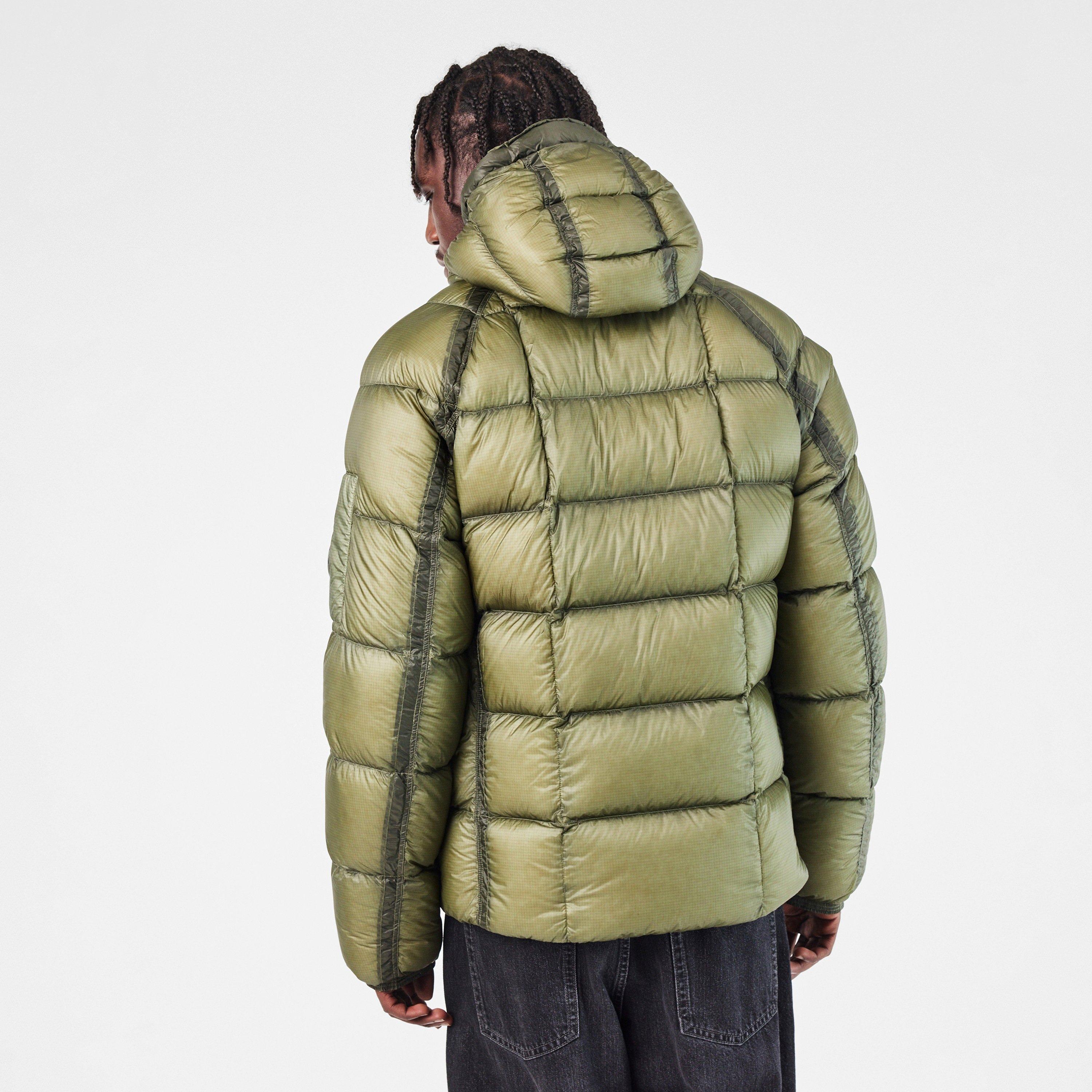 Seagrass 612 - CP Company - Men's DD Shell Medium Down Hip Length Hooded Medium Puffer Jacket - 4