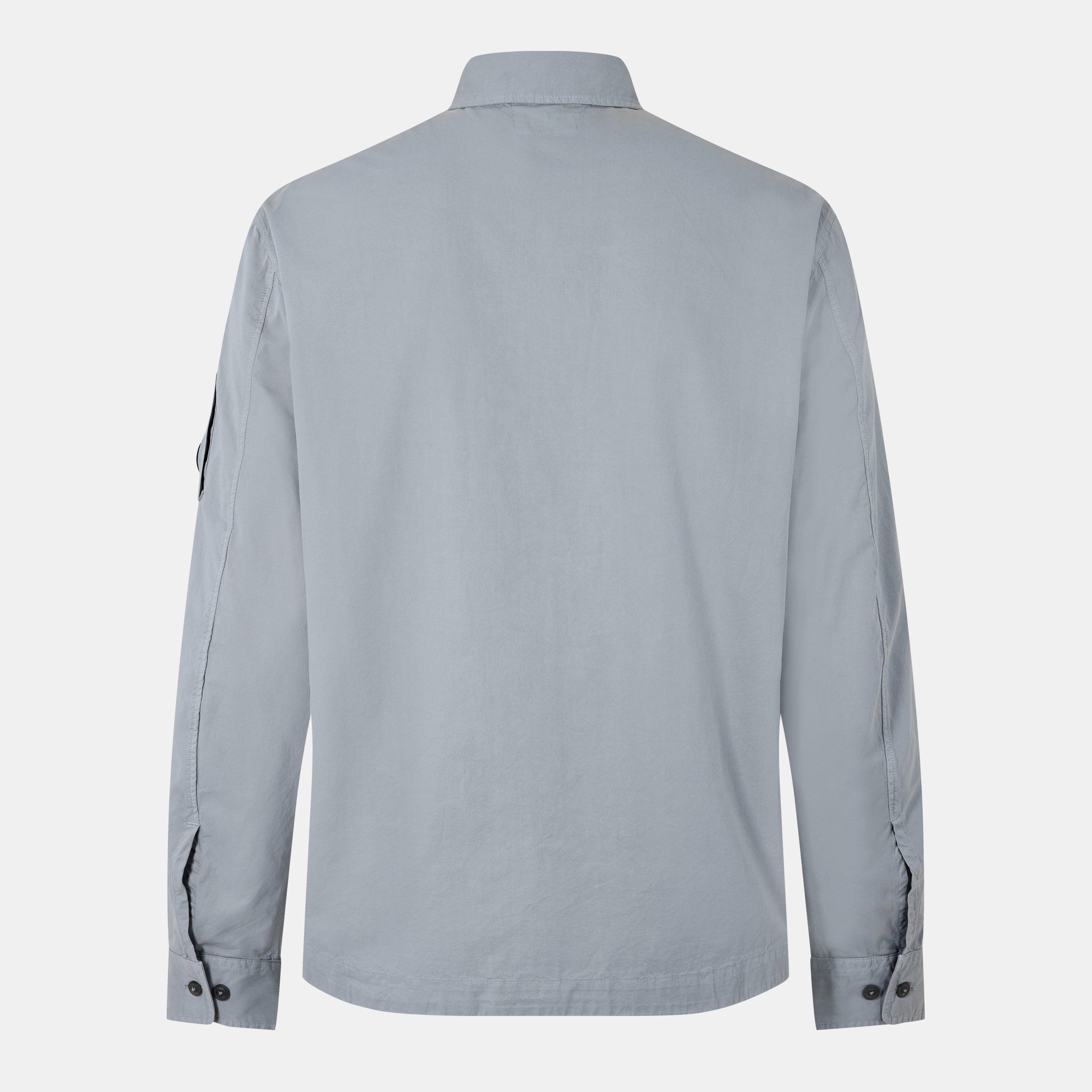 Shadow Grey 937 - CP Company - Men's Gabard Overshirt - 2