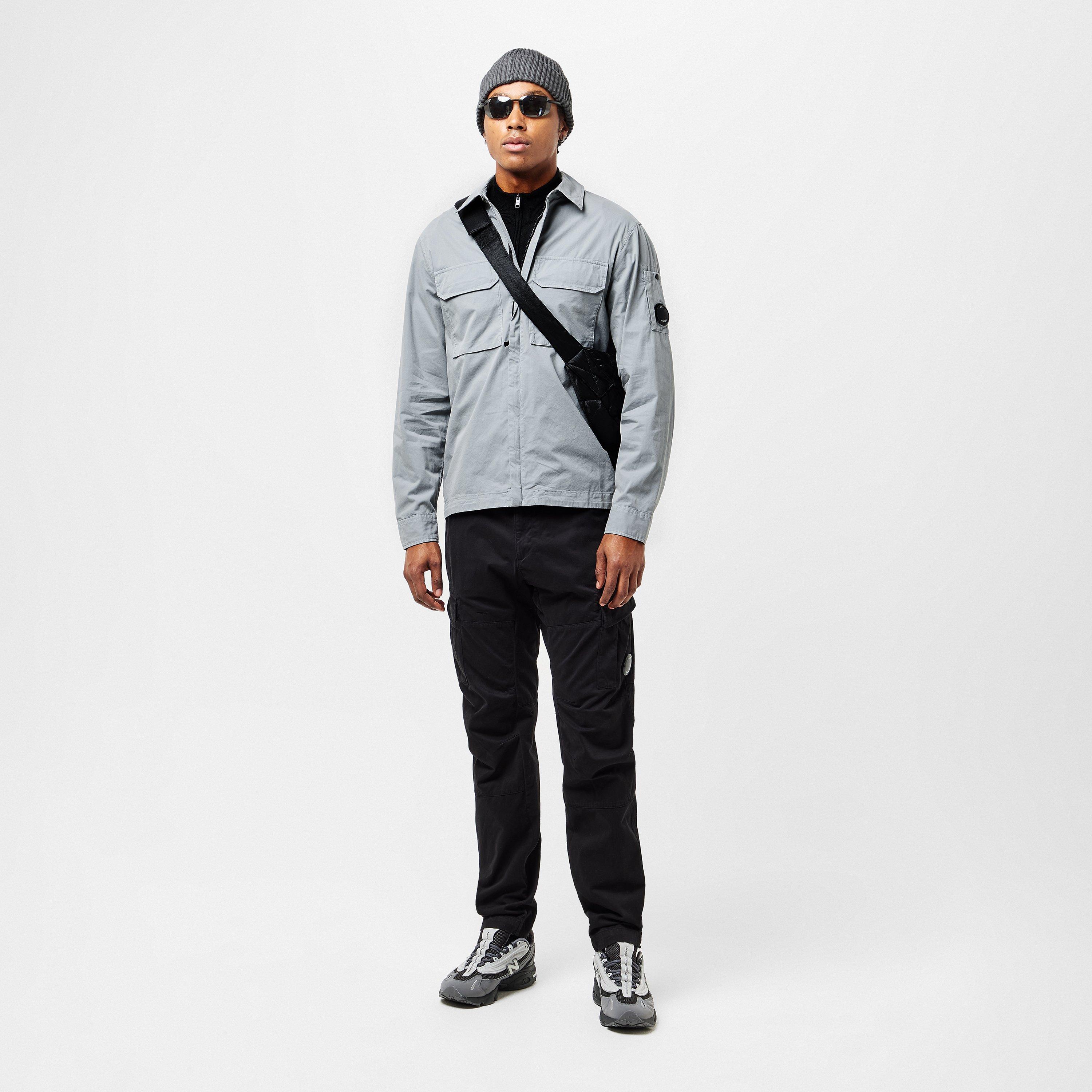 Shadow Grey 937 - CP Company - Men's Gabard Overshirt - 6