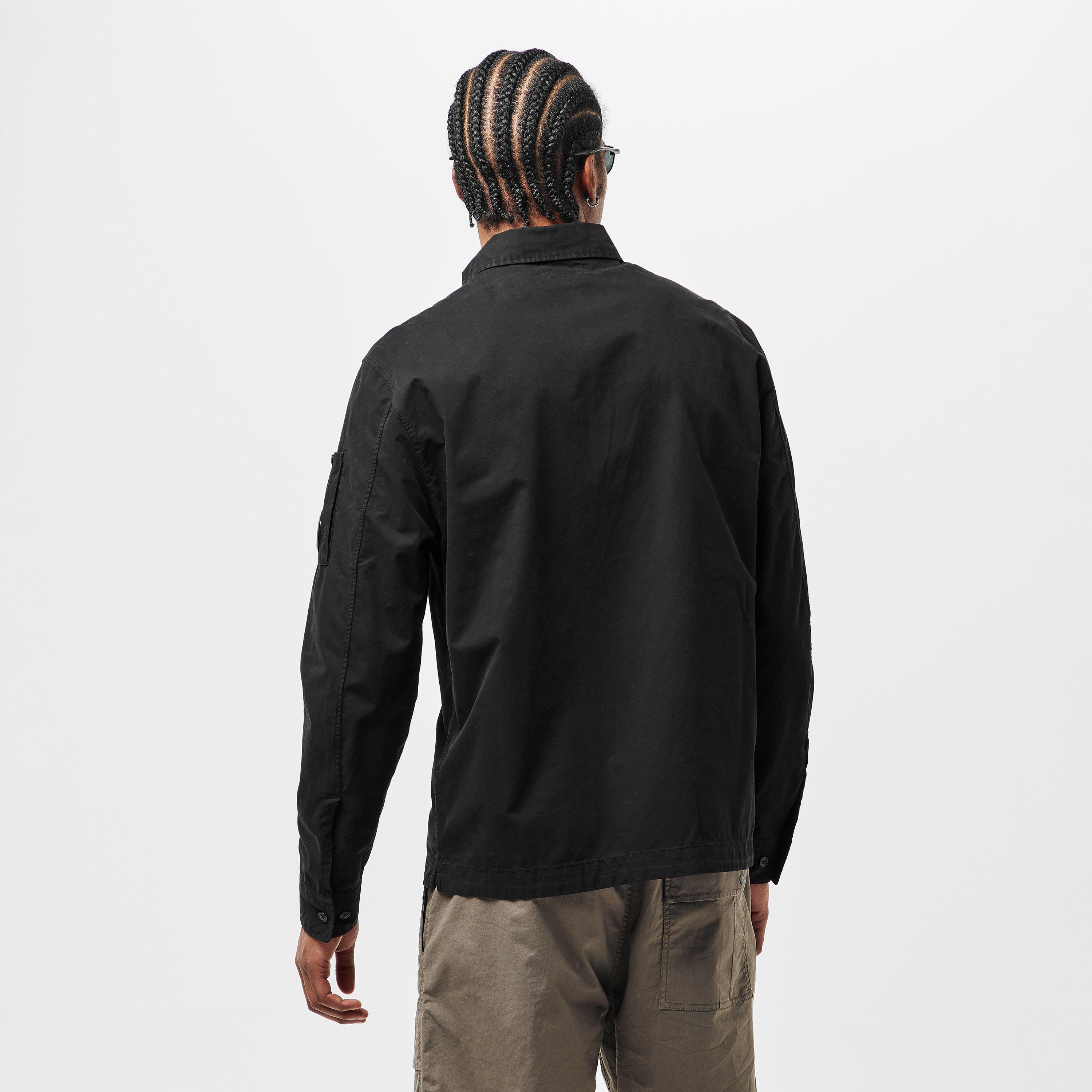 Black 999 - CP Company - Men's Gabard Overshirt - 4