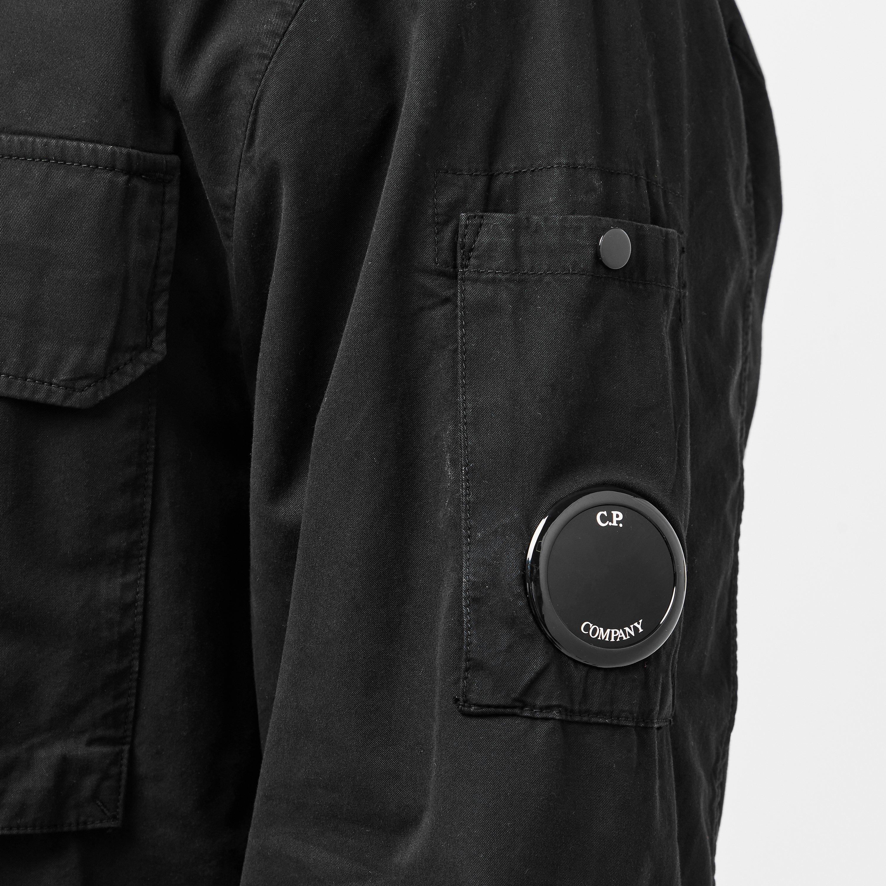 Black 999 - CP Company - Men's Gabard Overshirt - 5