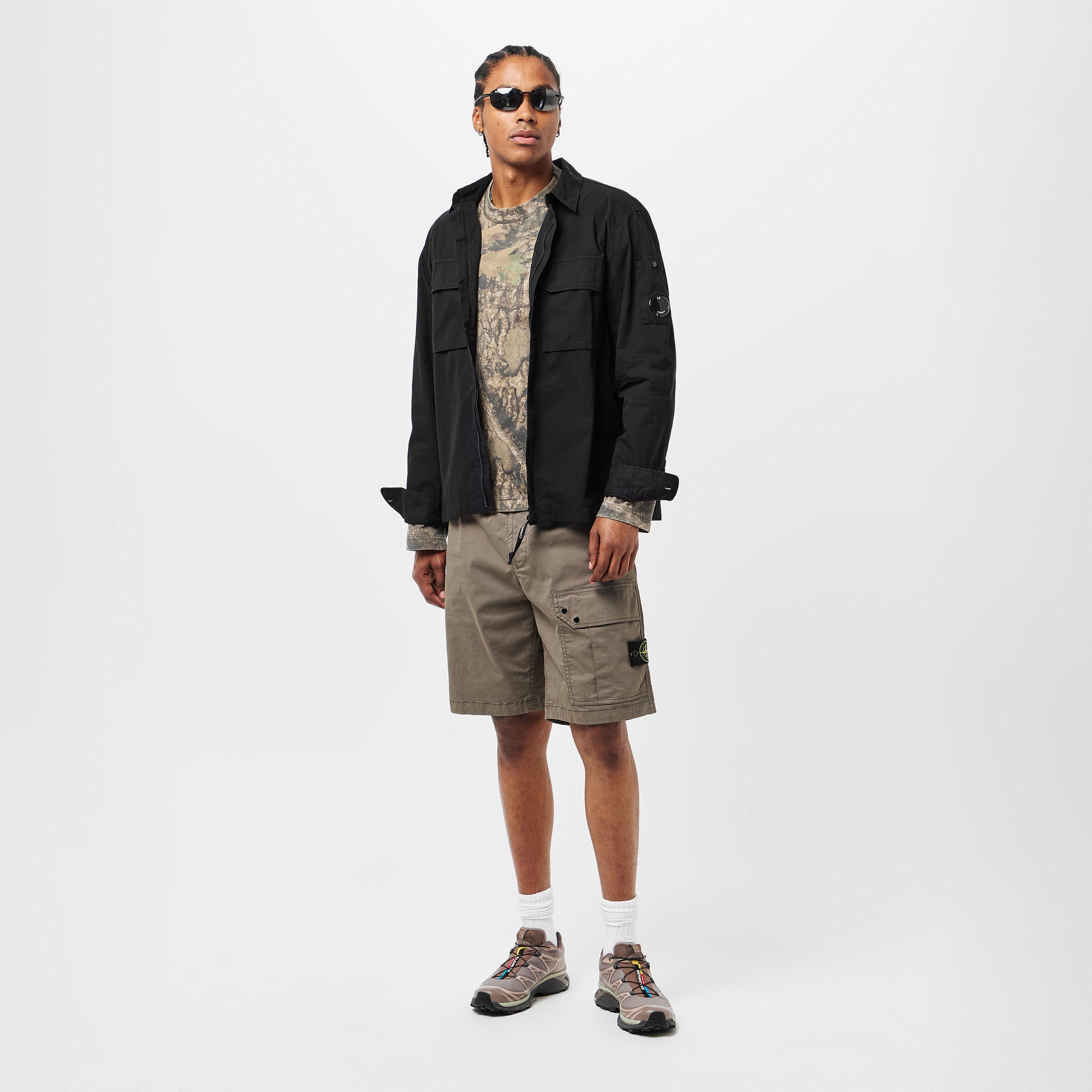 Black 999 - CP Company - Men's Gabard Overshirt - 6