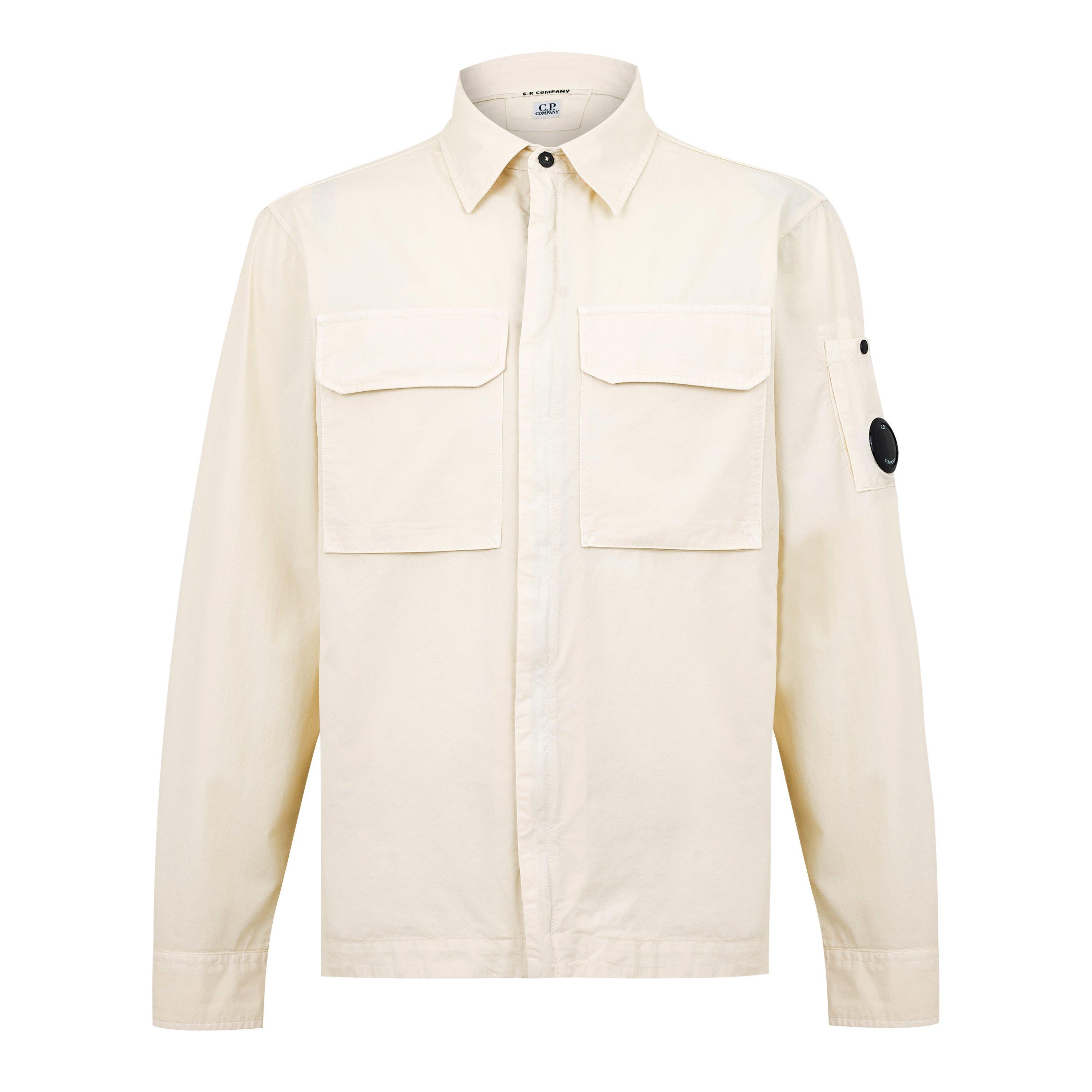 Cp Company Men's Gabard Overshirt - Frozen Dew 114 - S (46)