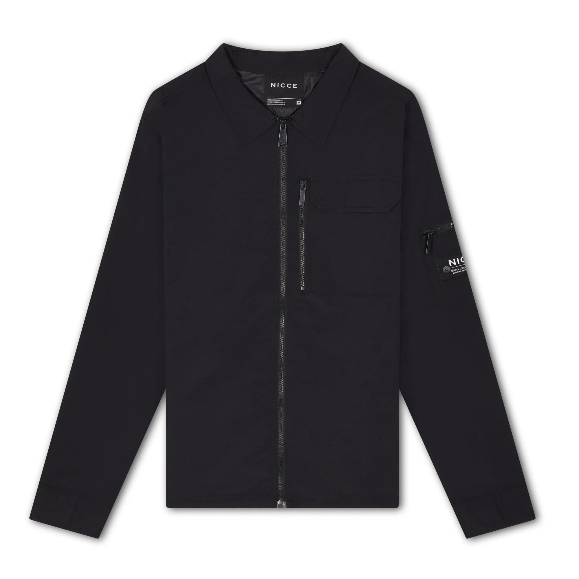 Black - Nicce - Men's Claytun Overshirt - 1