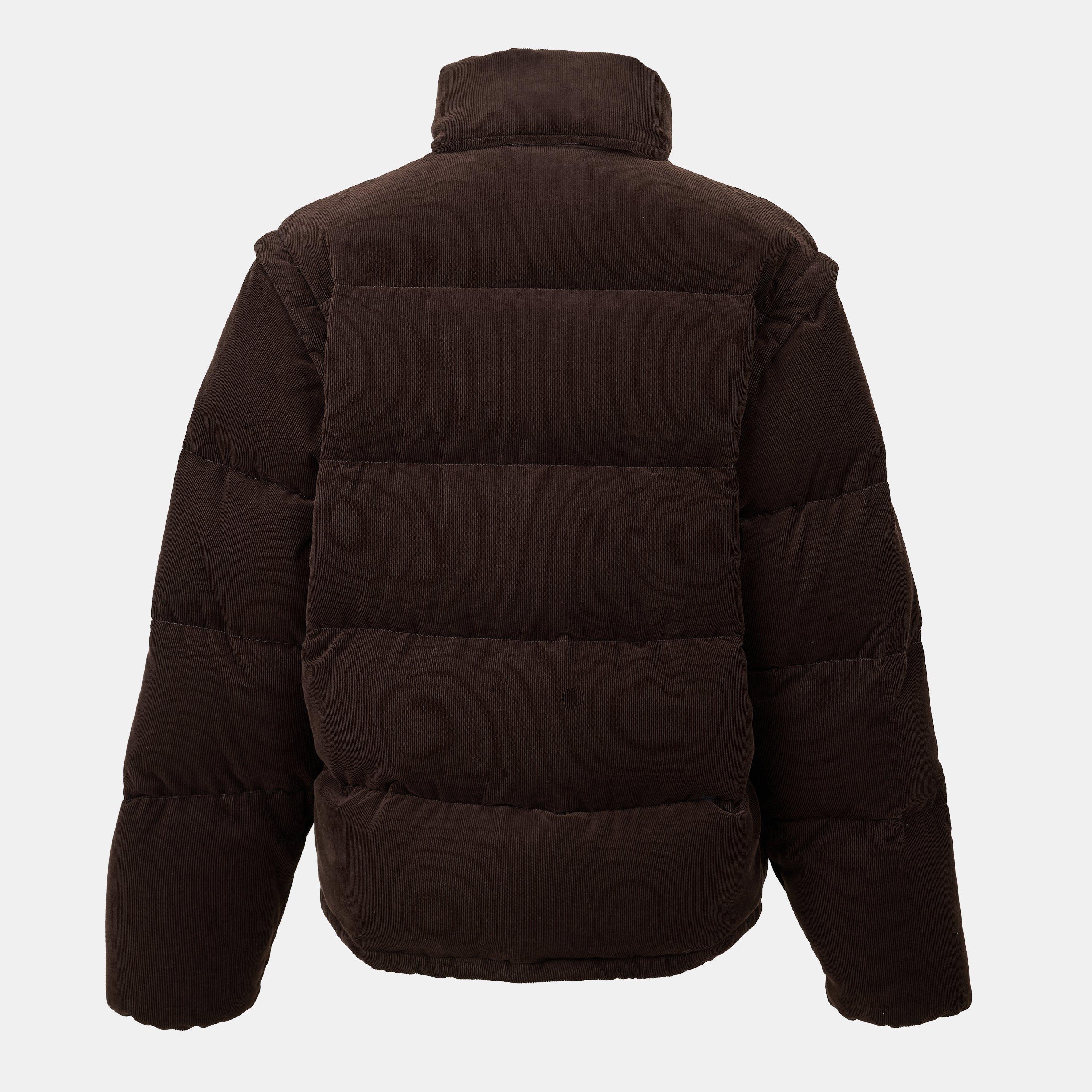 Cacao - Prada - Men's  Textured Soft-Touch Short Puffer Jacket - 2