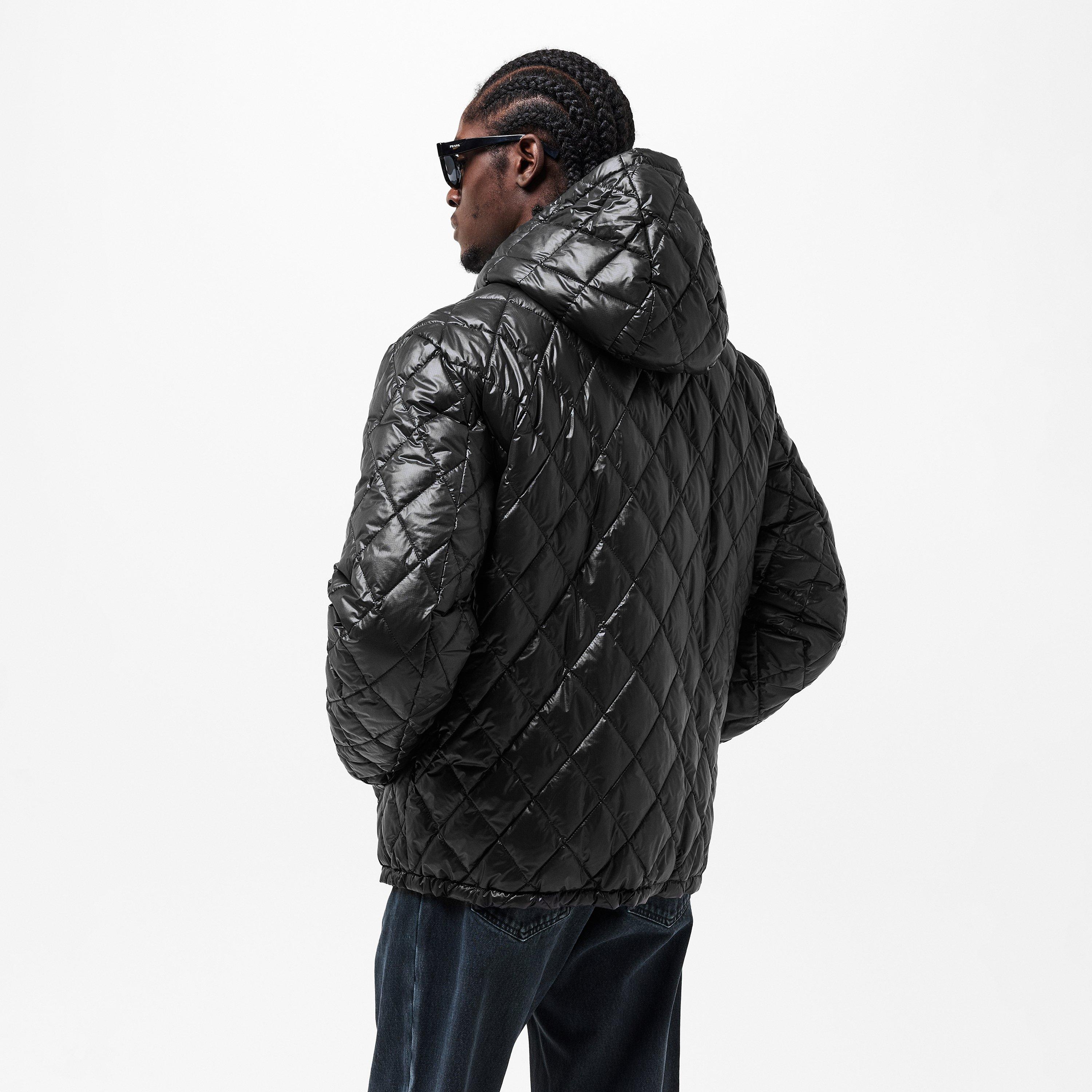 Nero - Prada - Men's Quilted Short Puffer Jacket - 4