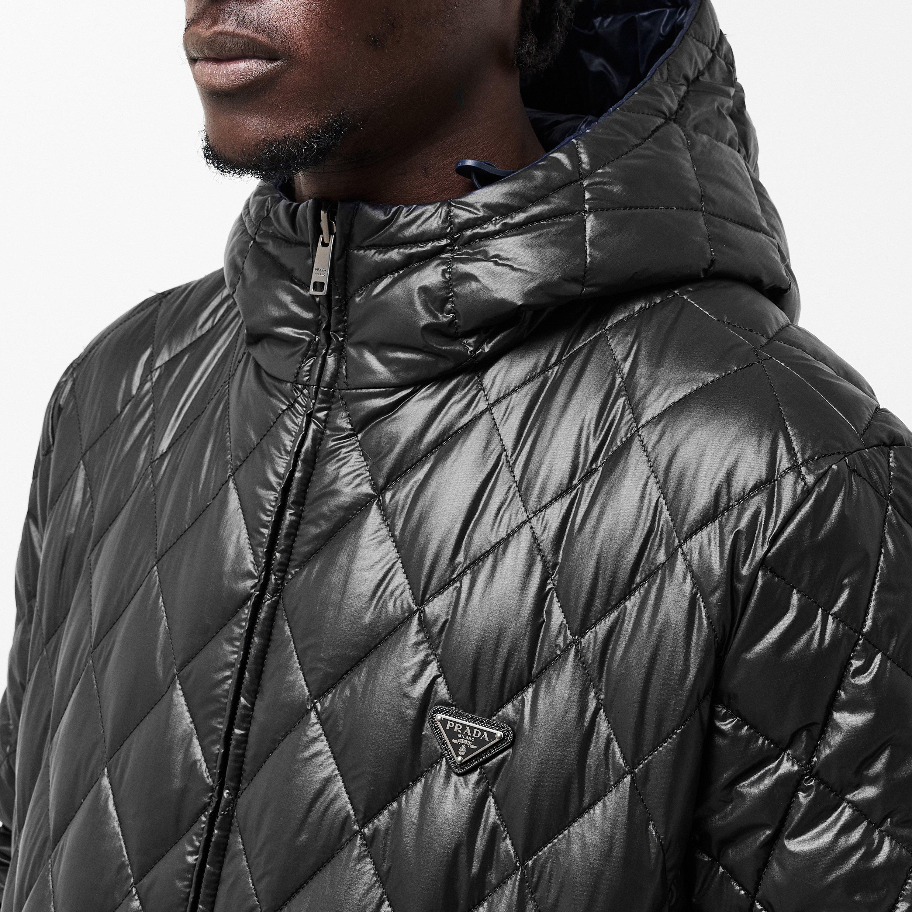 Nero - Prada - Men's Quilted Short Puffer Jacket - 5