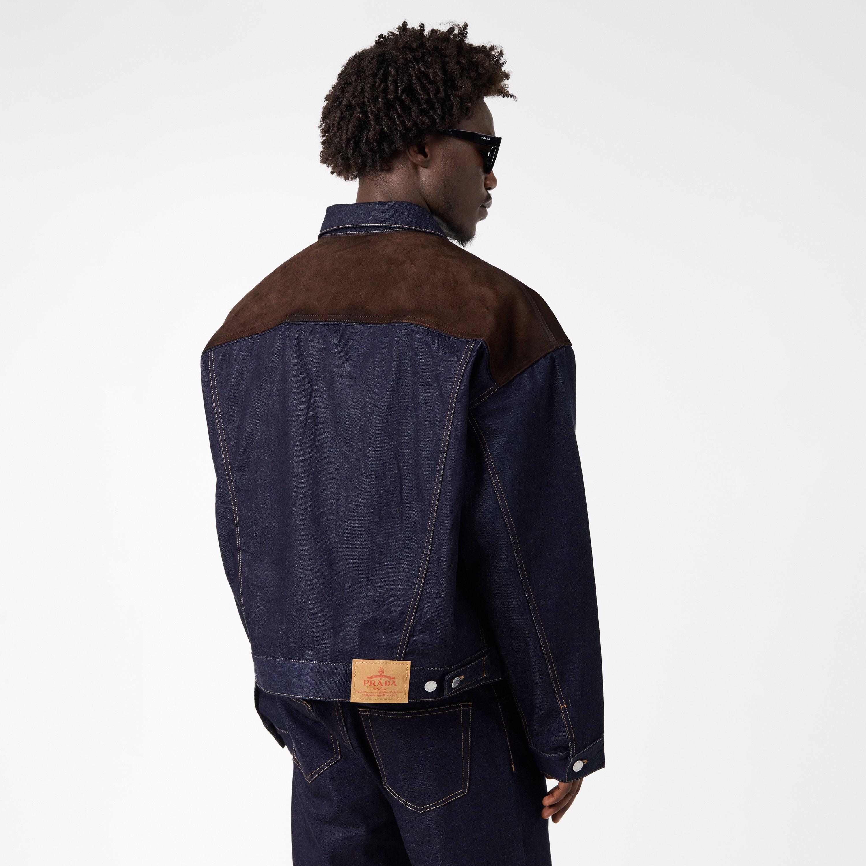 Blue - Prada - Men's High-Quality Denim Jacket - 4