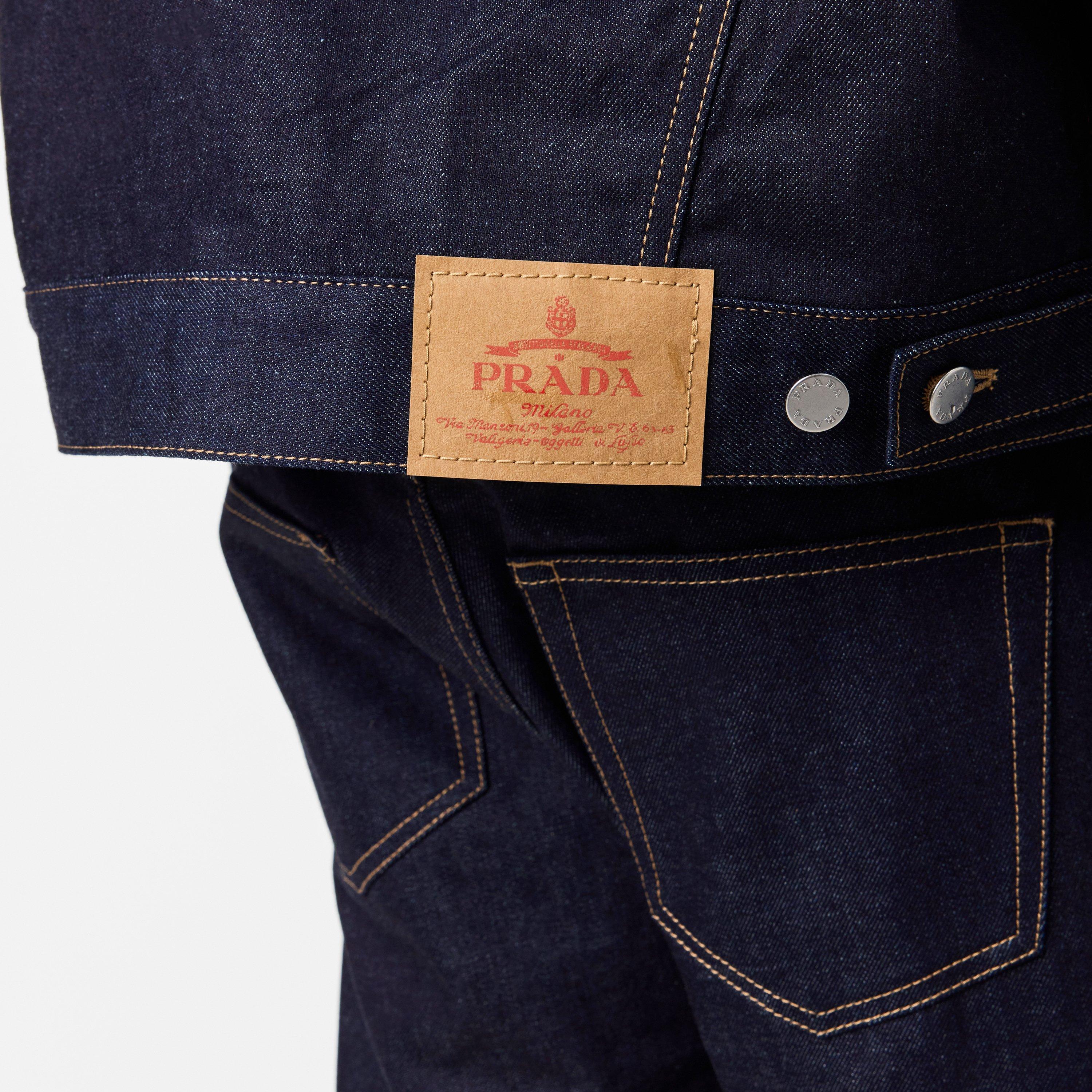 Blue - Prada - Men's High-Quality Denim Jacket - 5