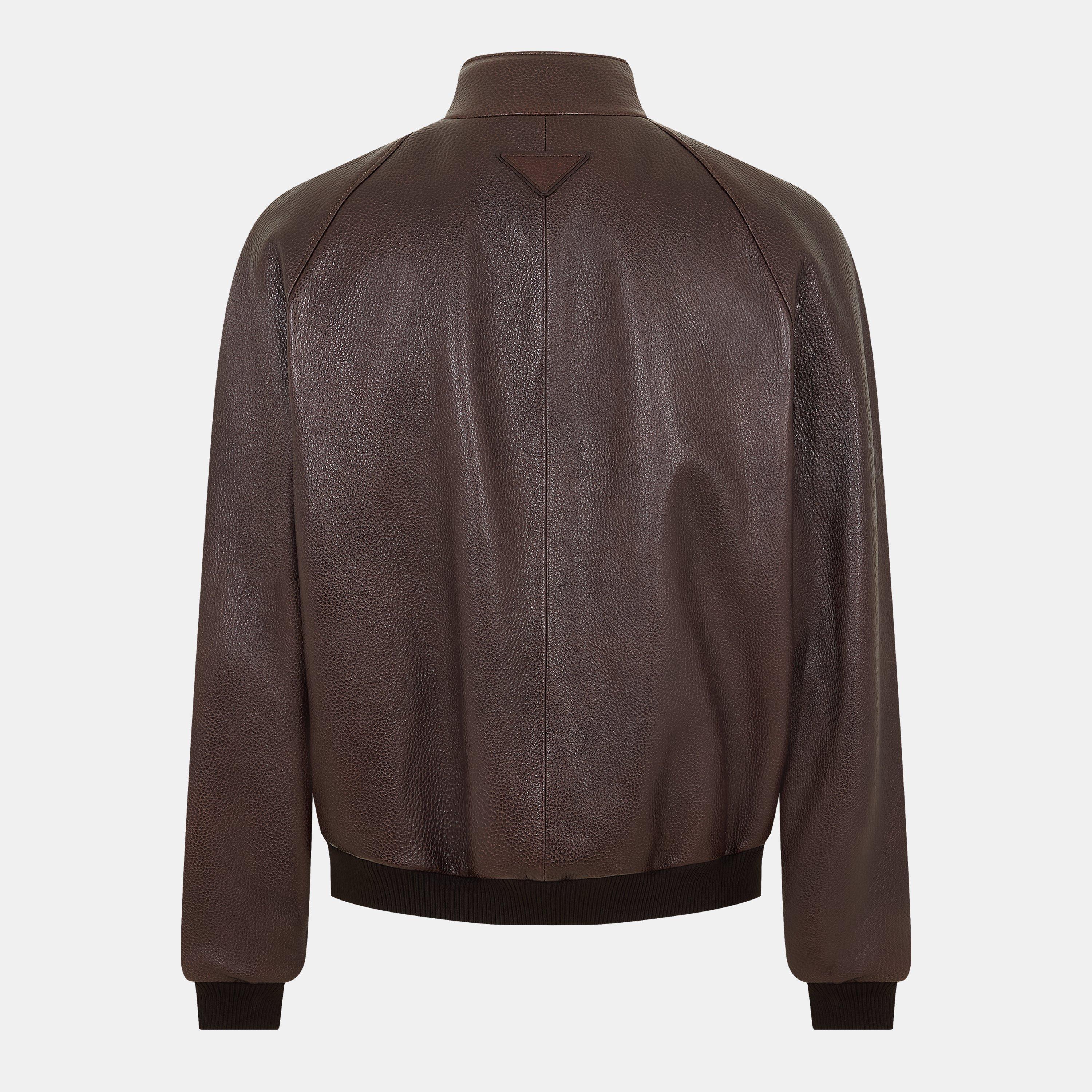 Moro - Prada - Men's  Fine Leather Tailored Fit Jacket - 2