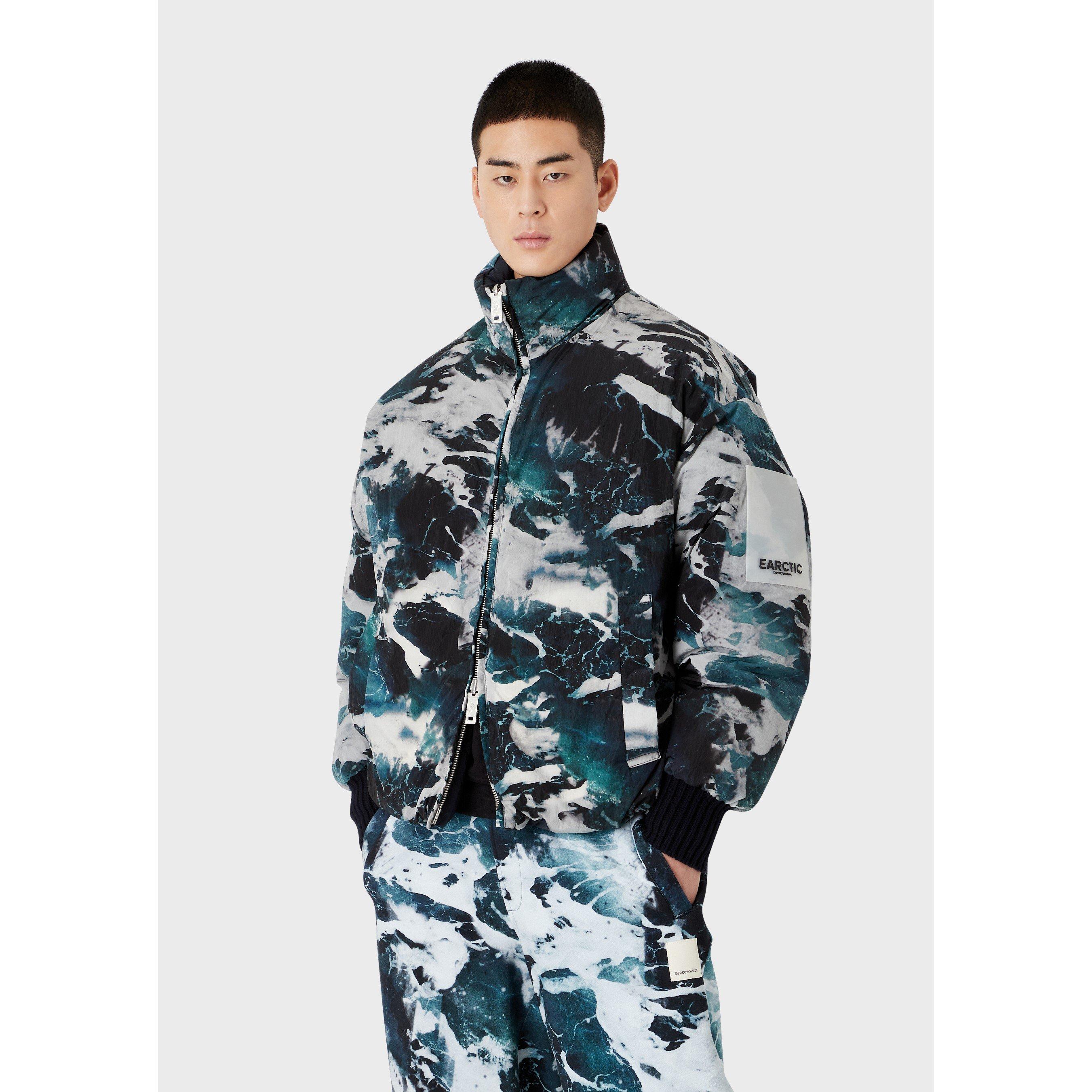 Ice Sea - Emporio Armani - Men's  Insulated Quilted Short Puffer Jacket - 2