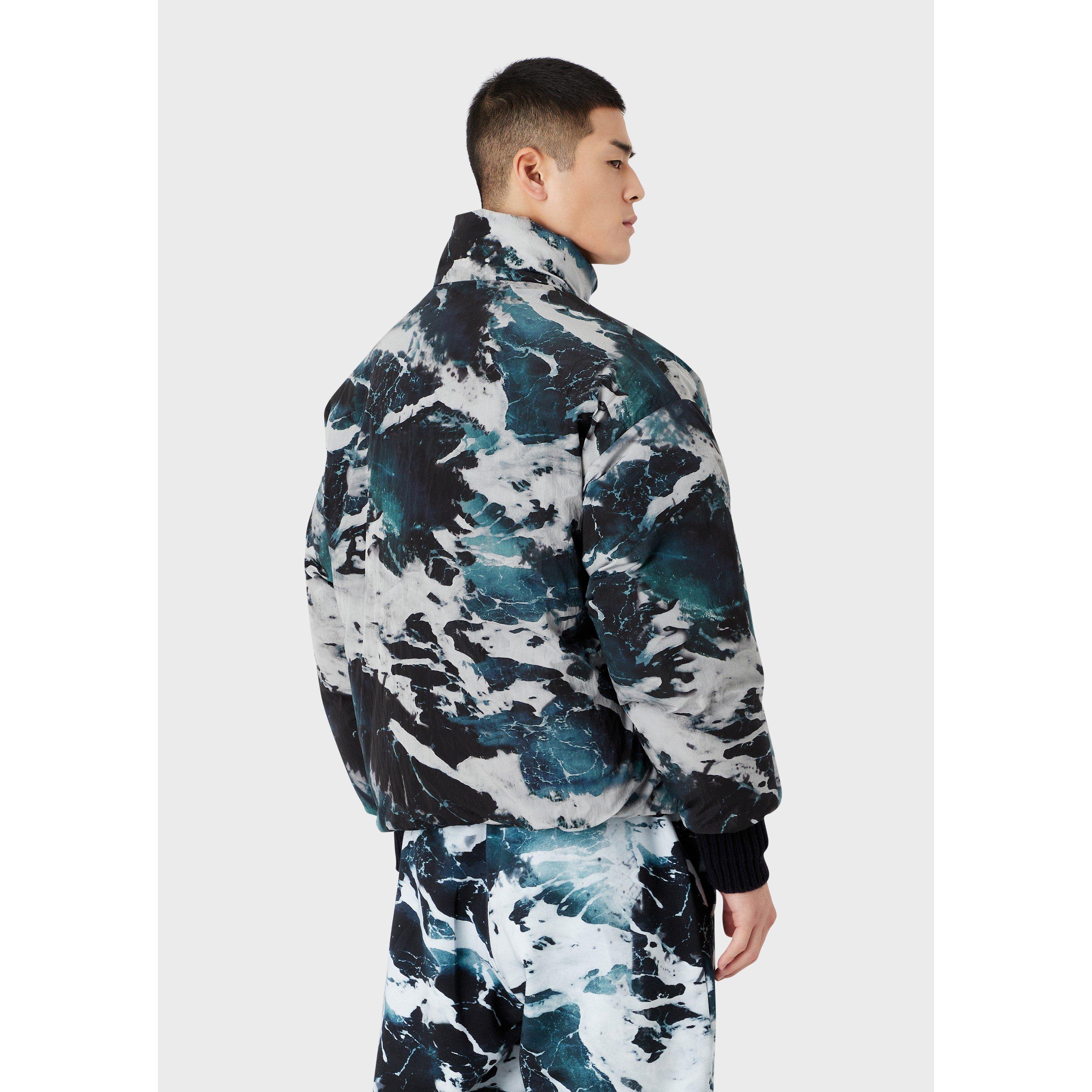 Ice Sea - Emporio Armani - Men's  Insulated Quilted Short Puffer Jacket - 3