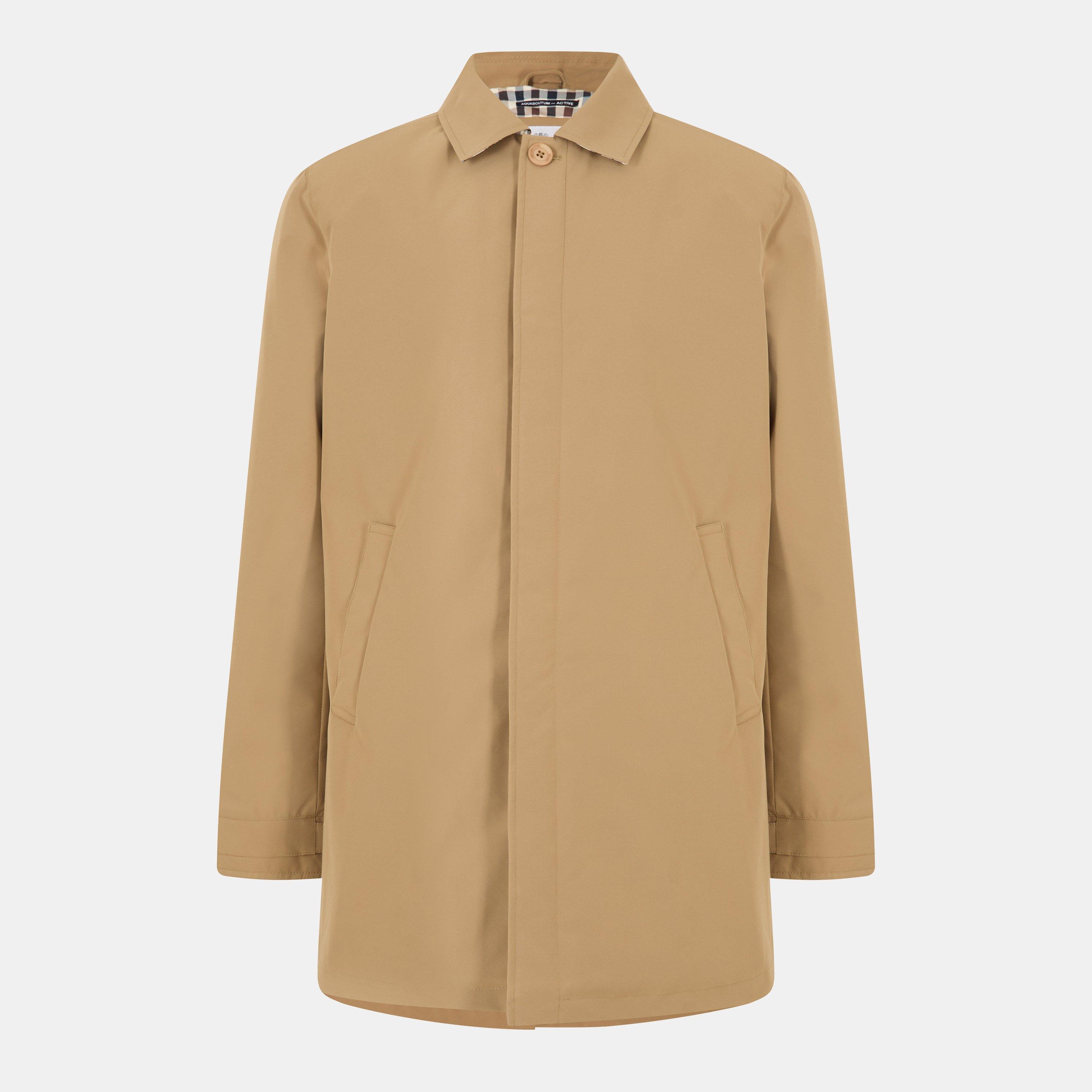 Aquascutum Active Men's AquAct Mid-Length Weatherproof Trench Coat