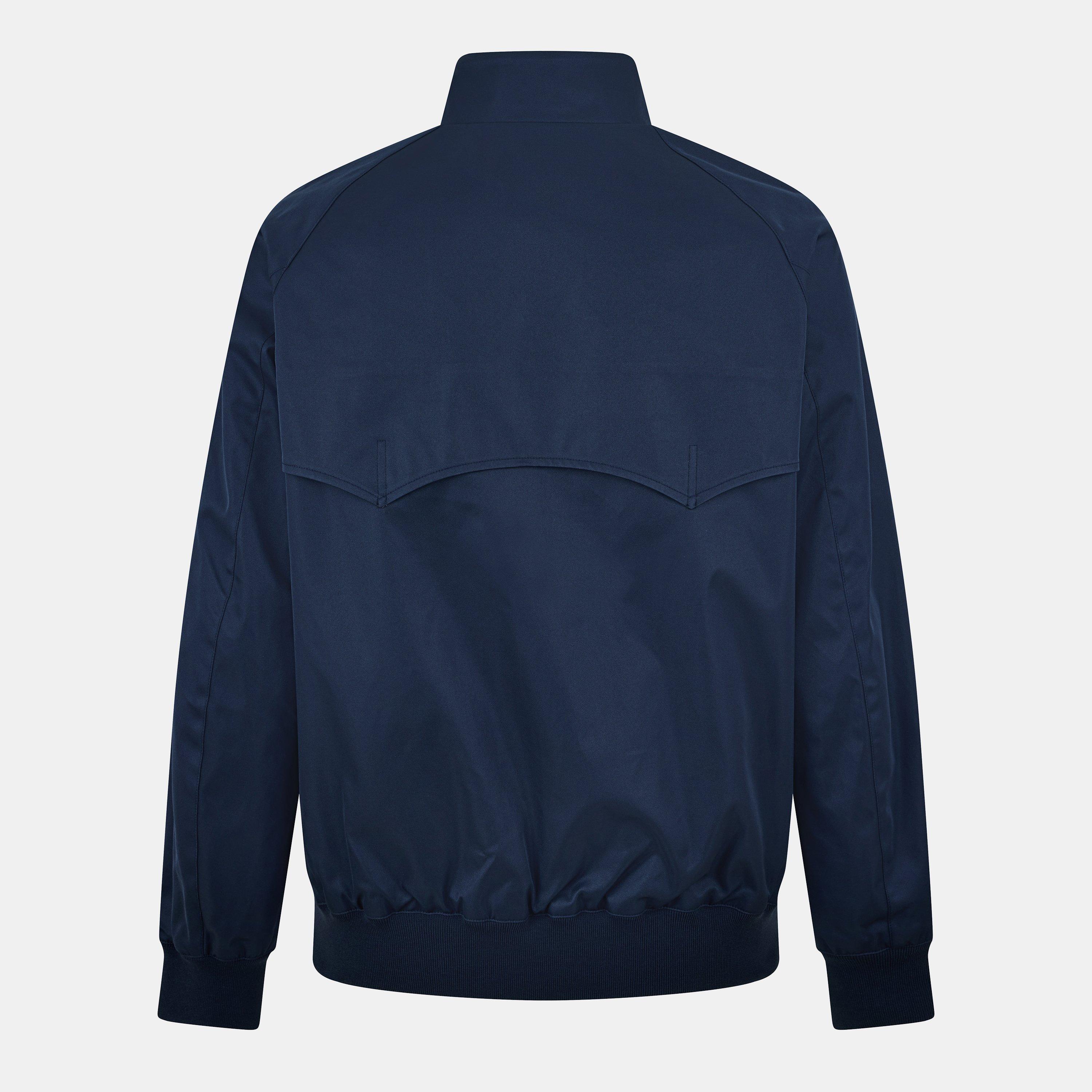 Navy - Aquascutum - Men's Weather-Resistant Harrington Jacket - 2