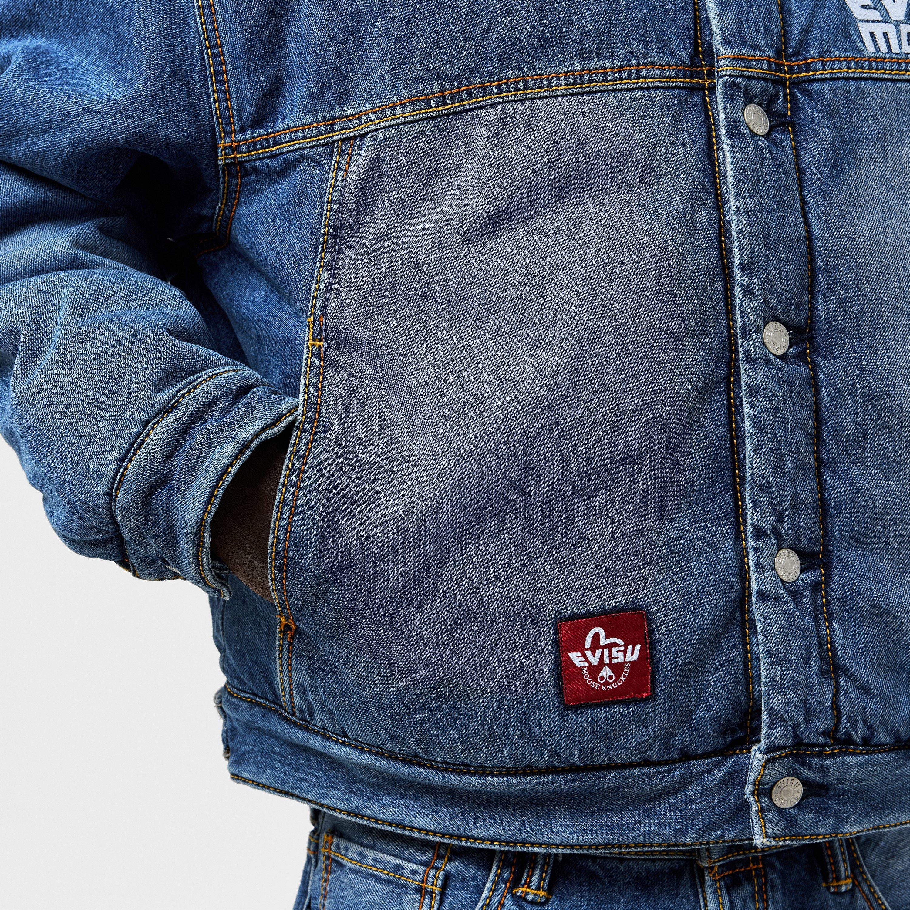 Indgio - Moose Knuckles - Mens x Evisu Denim Jacket - 5