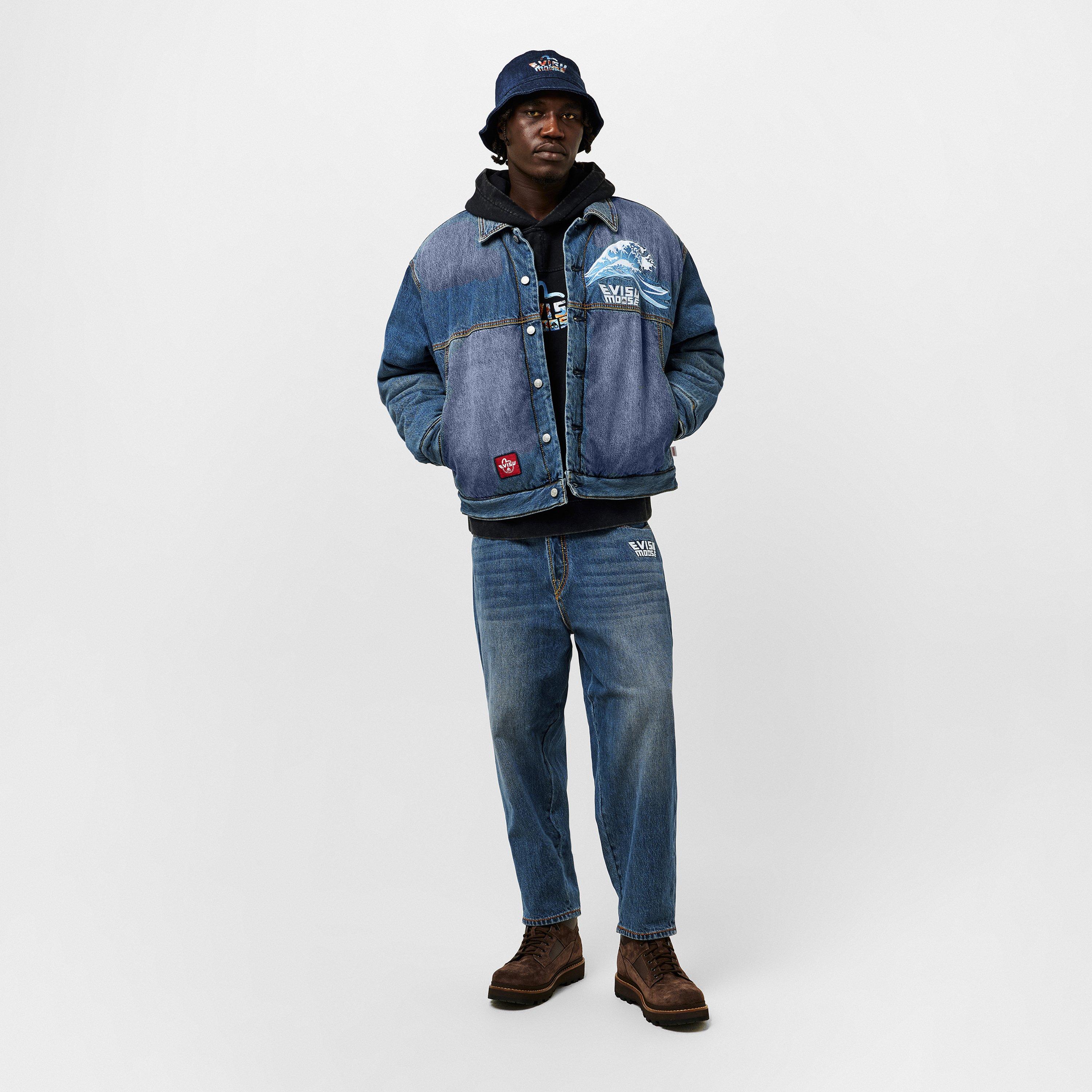 Moose Knuckles Mens x Evisu Denim Jacket | Flannels