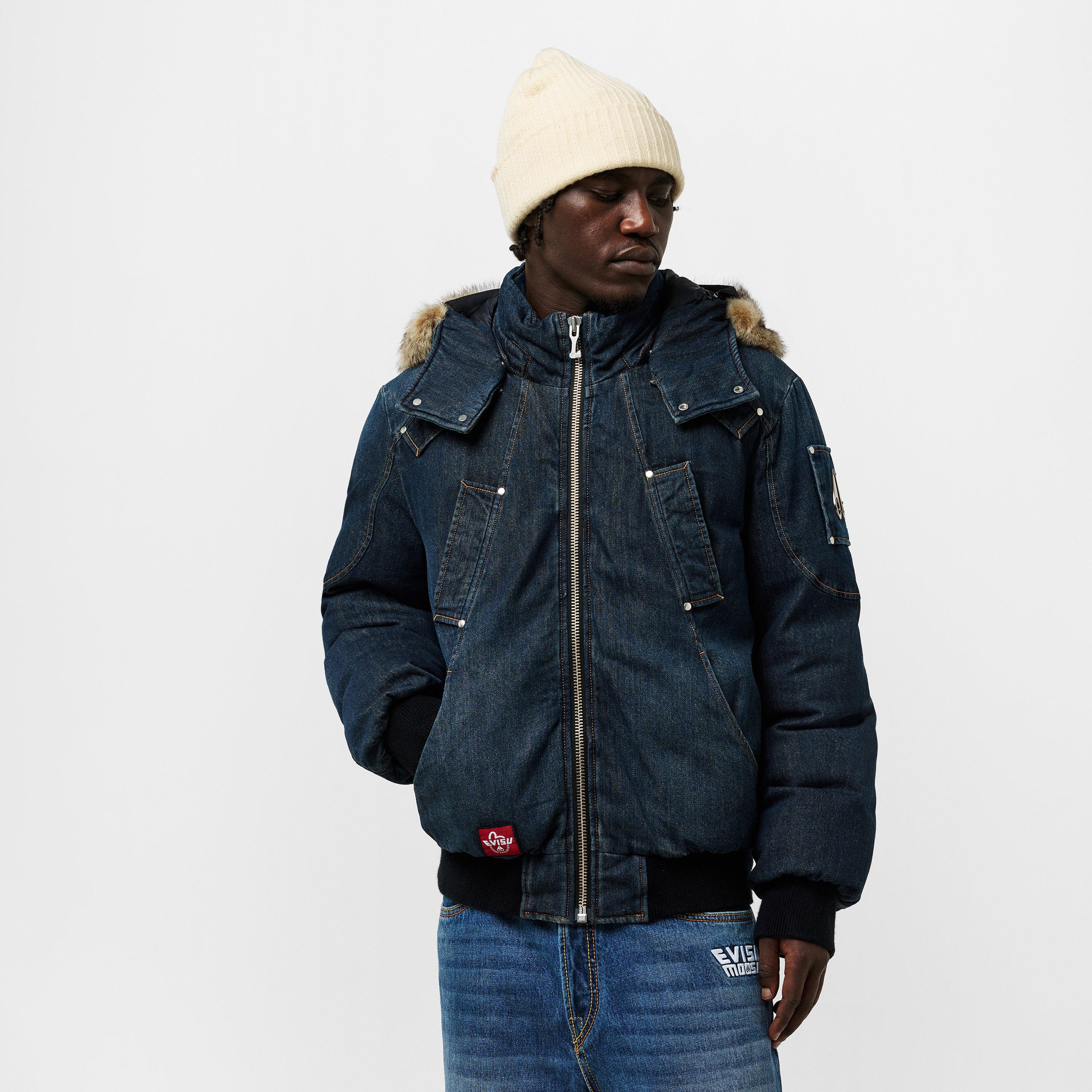 Moose Knuckles Mens x Evisu Ballistic Bomber Jacket | Cruise Fashion