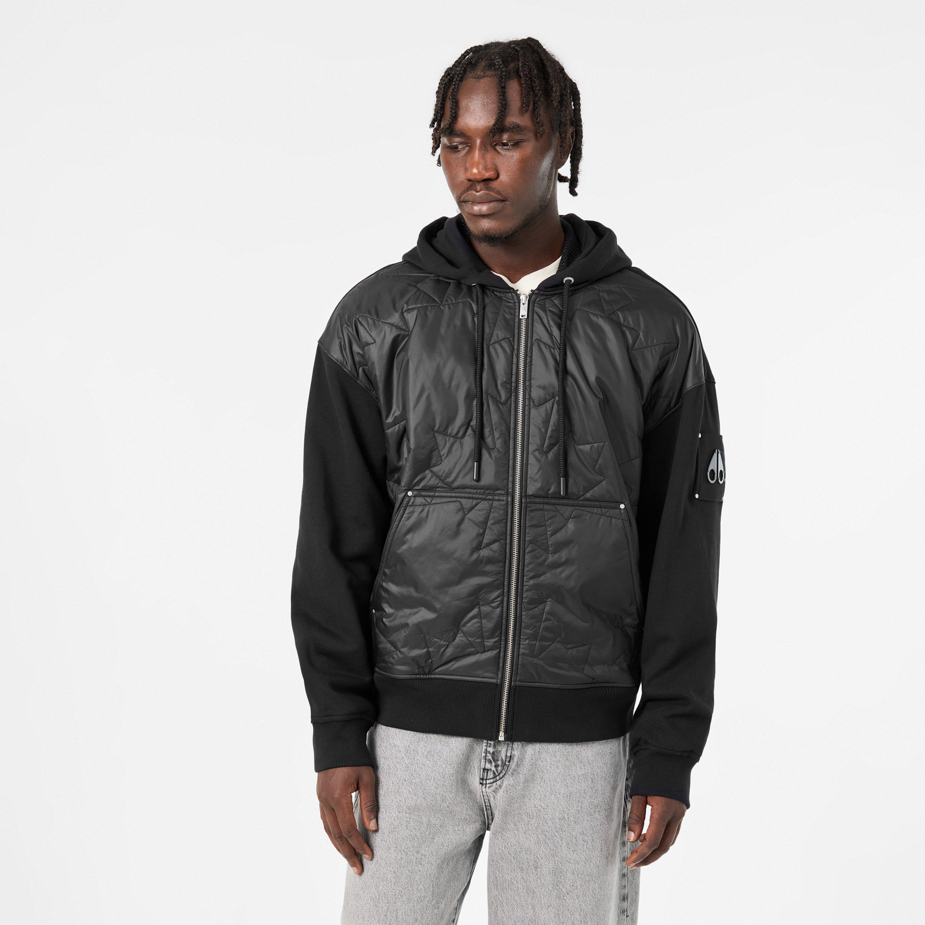 Black - Moose Knuckles - Men's Ashby Weather Resistant Hybrid Jacket - 3