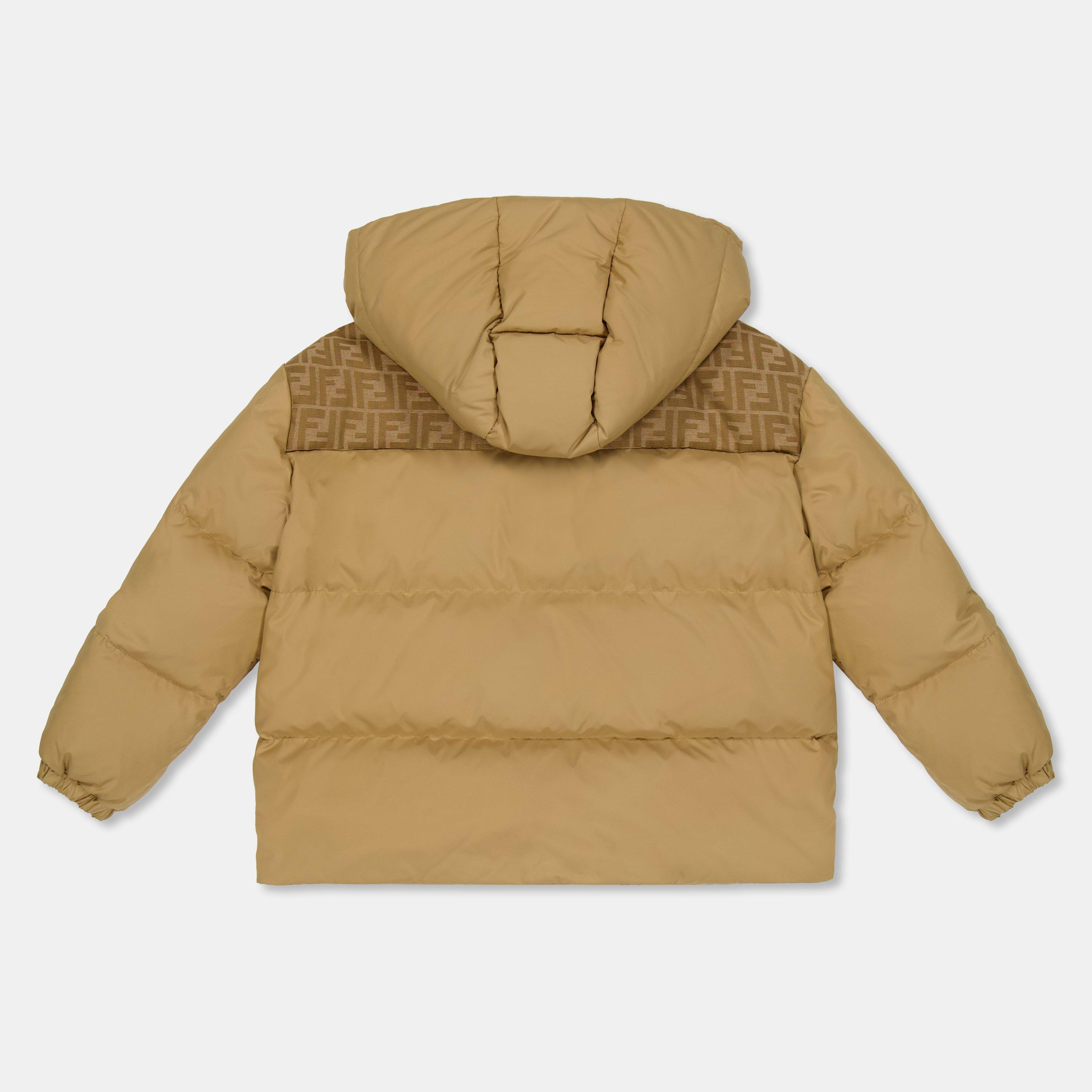 Camel F0QU5 - Fendi - Kids' FF Medium Puffer Jacket - 2
