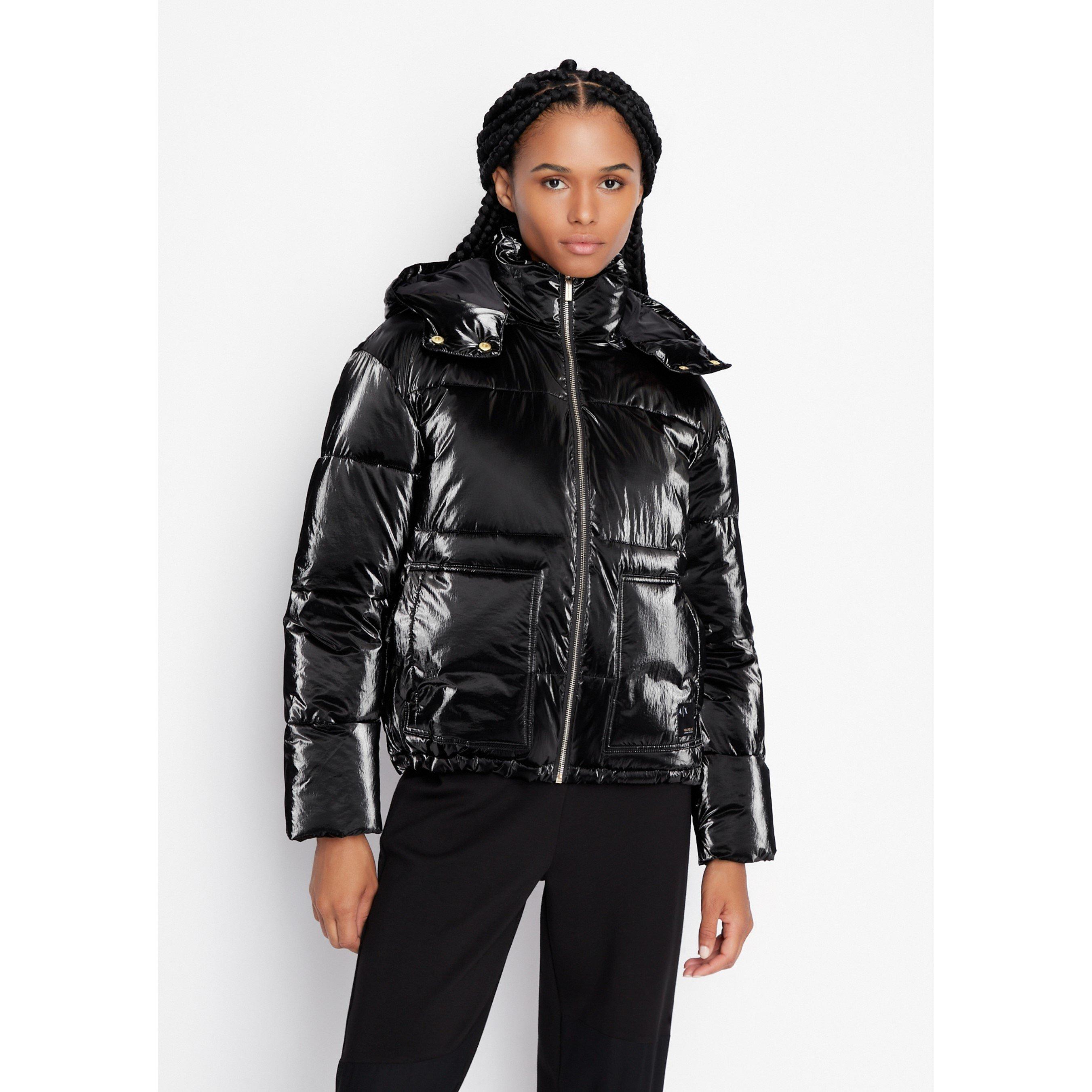 Armani exchange quilted jacket sales