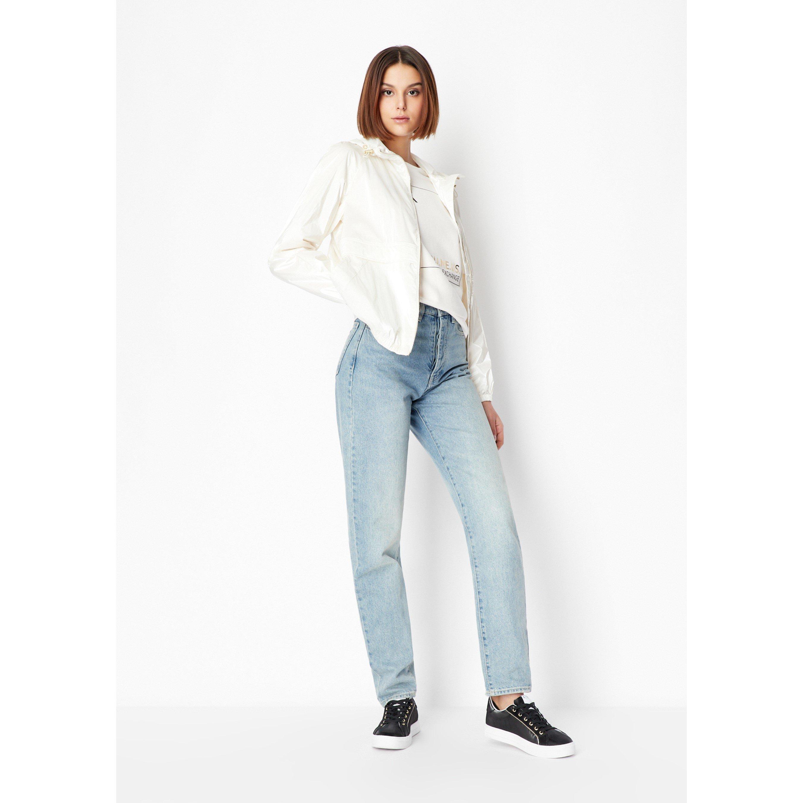 Iso - Armani Exchange - Women's  Lightweight Weather-Resistant Windbreaker - 3