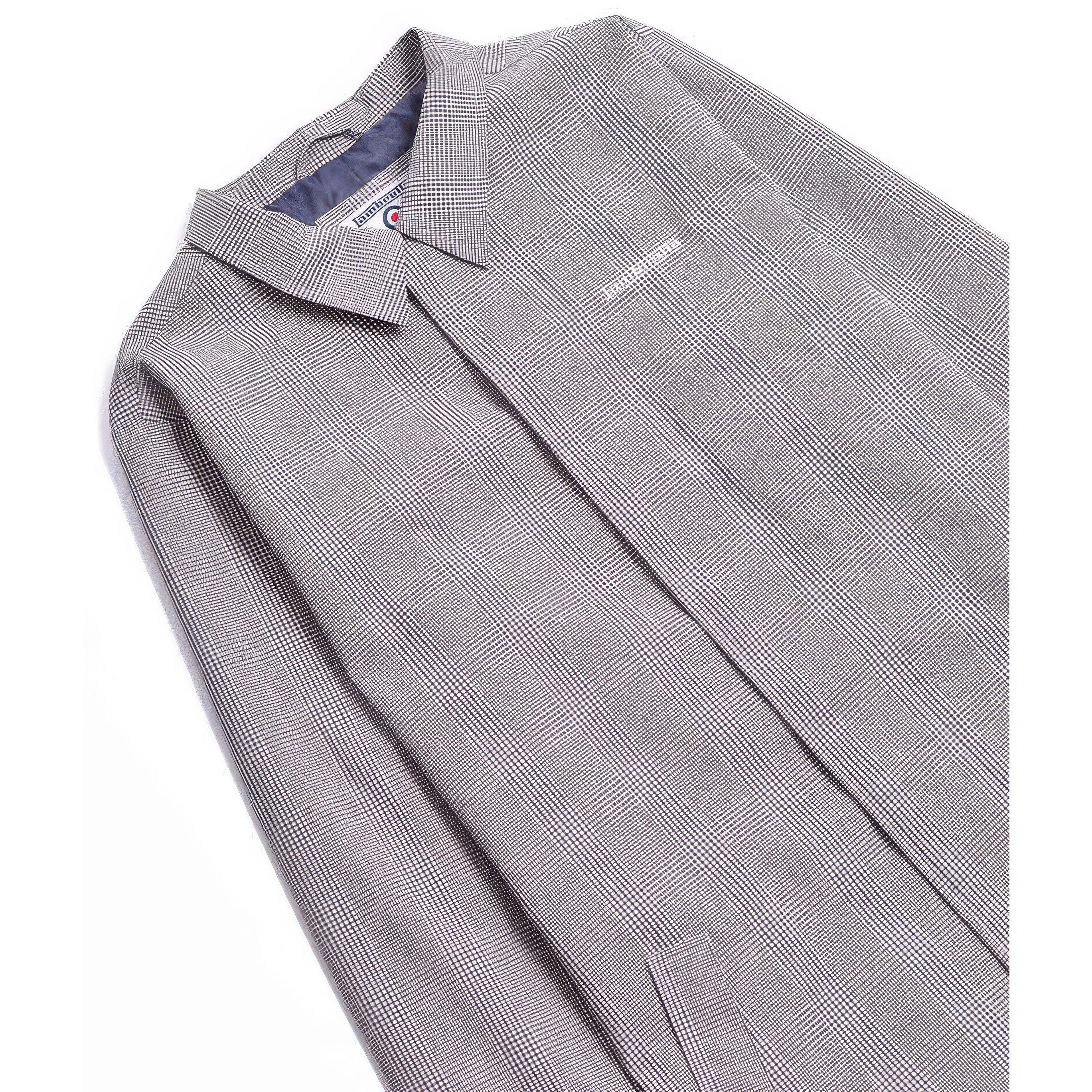 Steen - Lambretta - Check Overcoat Mac - 3