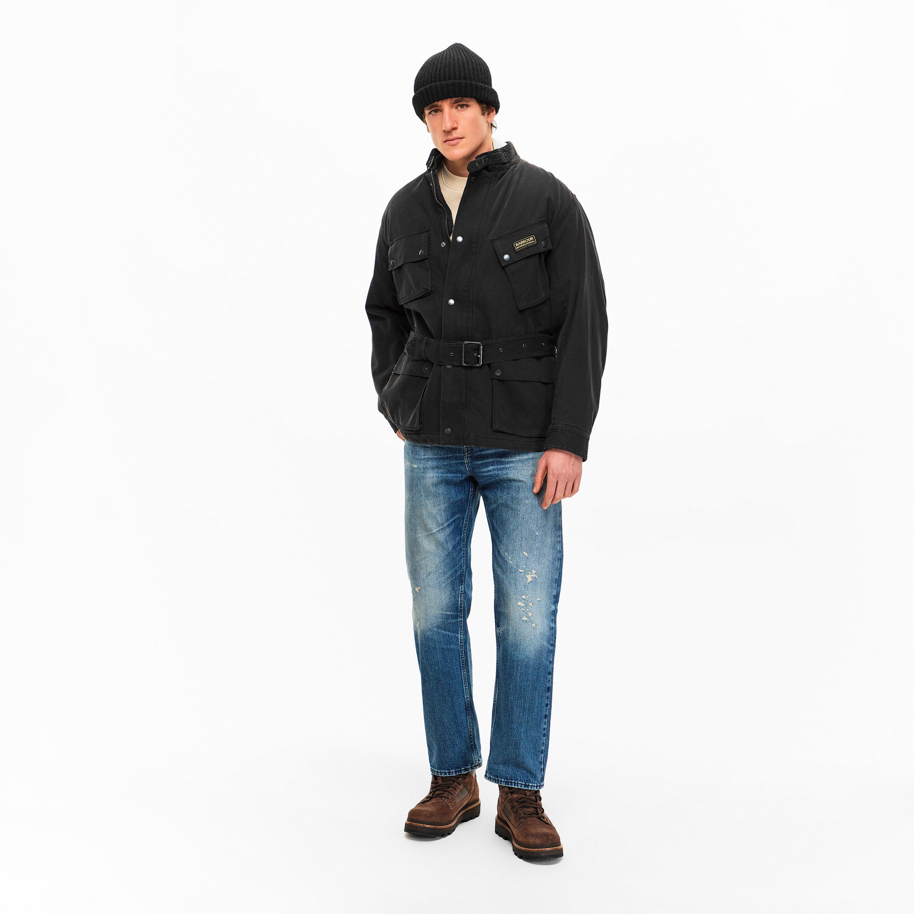 Barbour Men's B.Intl Washed Wax Jacket | Sports Direct