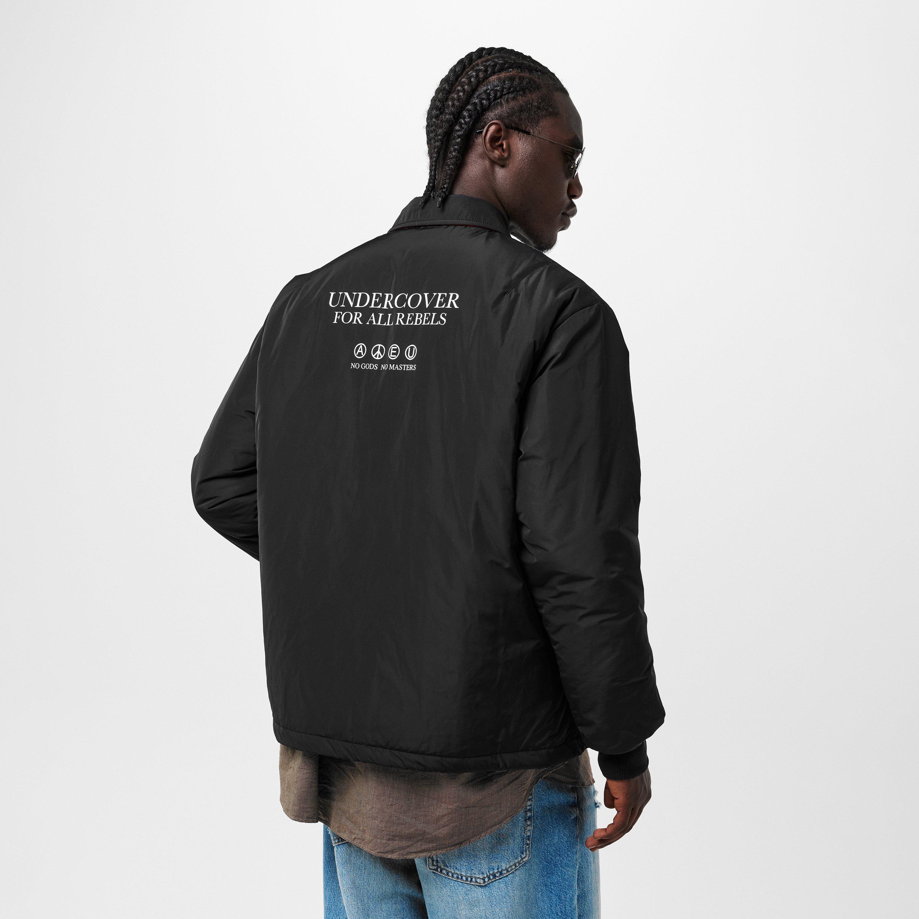 Undercover Men's Snap Button Ribbed Coach Jacket | Flannels