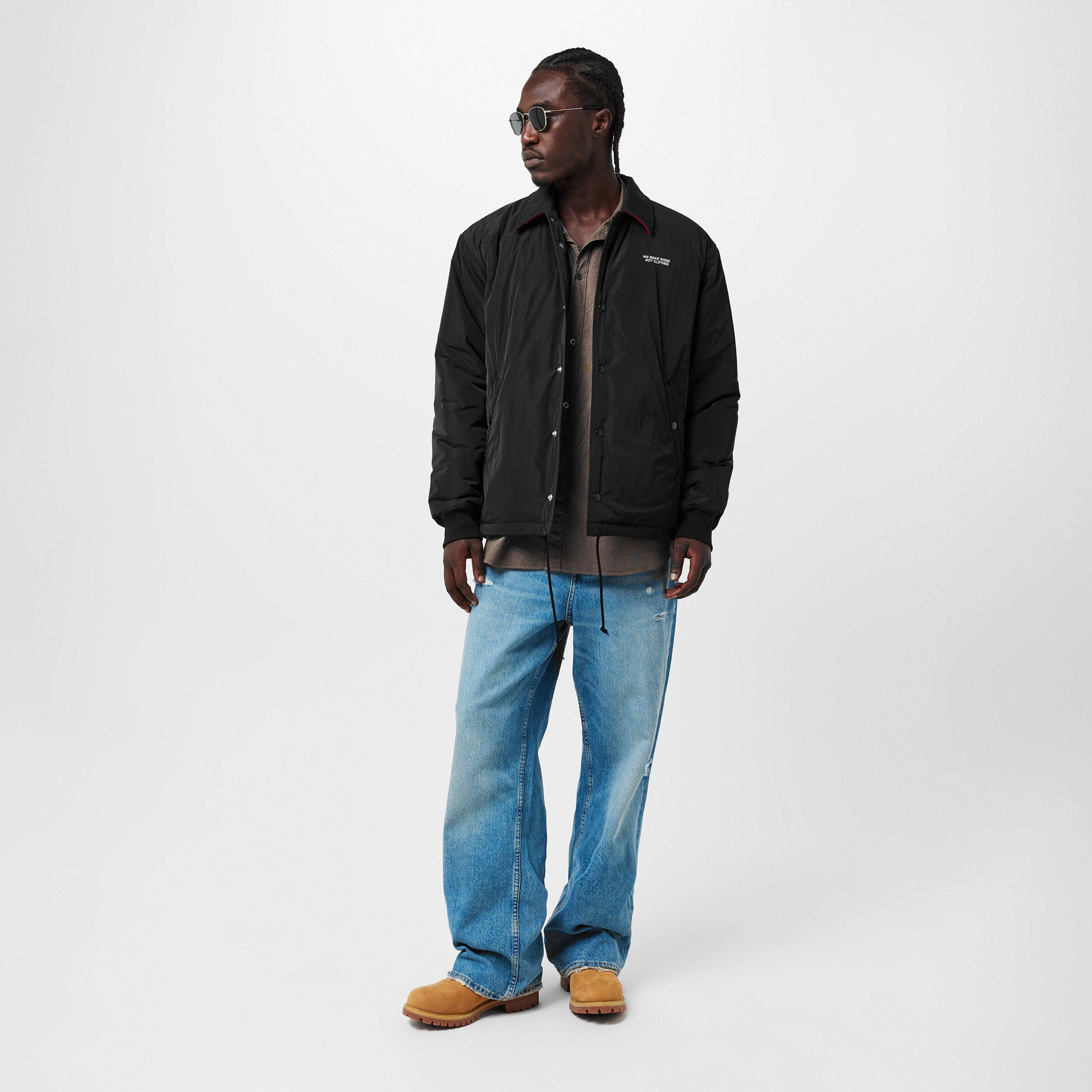 Undercover Men's Snap Button Ribbed Coach Jacket | Flannels