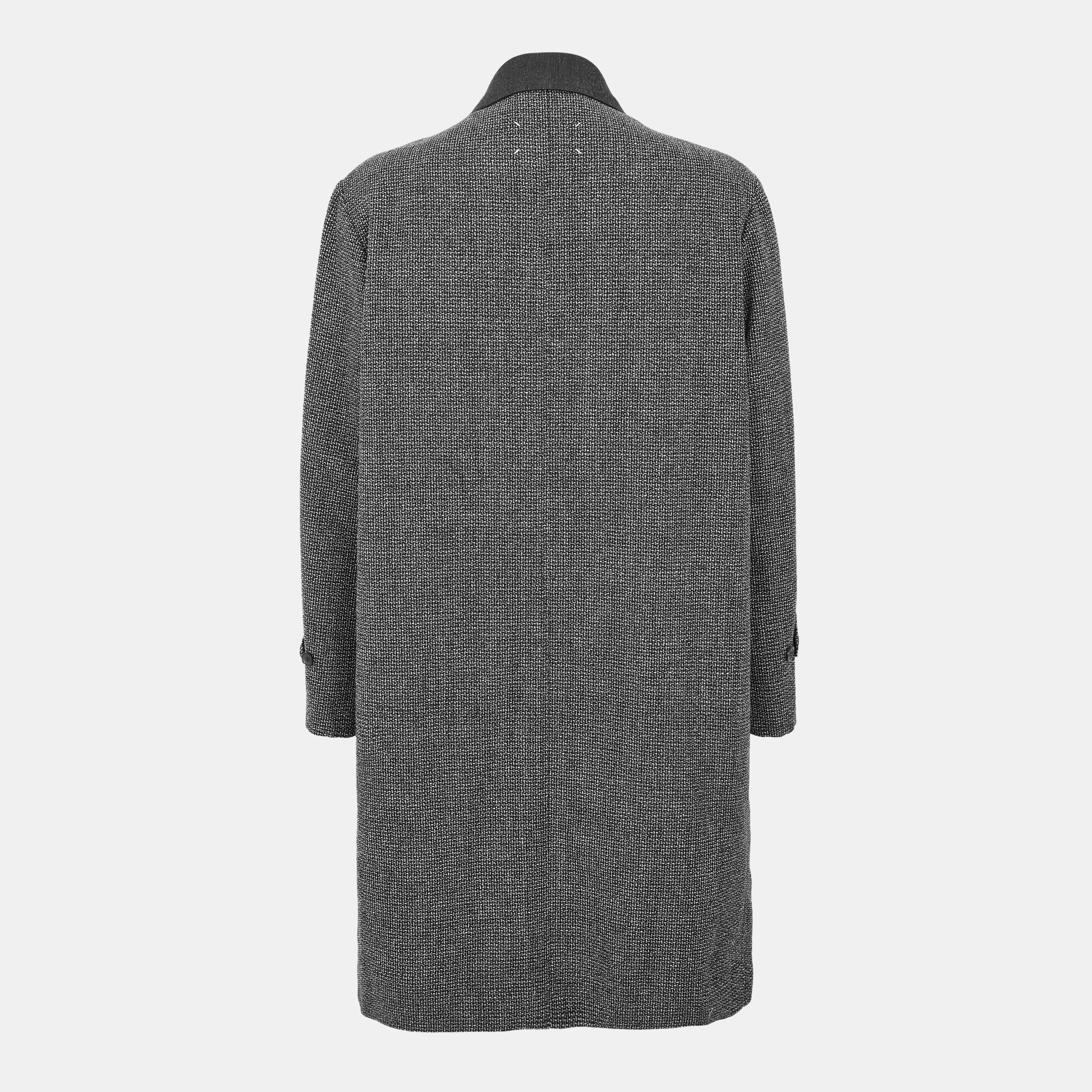 Salt & Pepper - Maison Margiela - Men's Tweed Structured Overcoat - 2