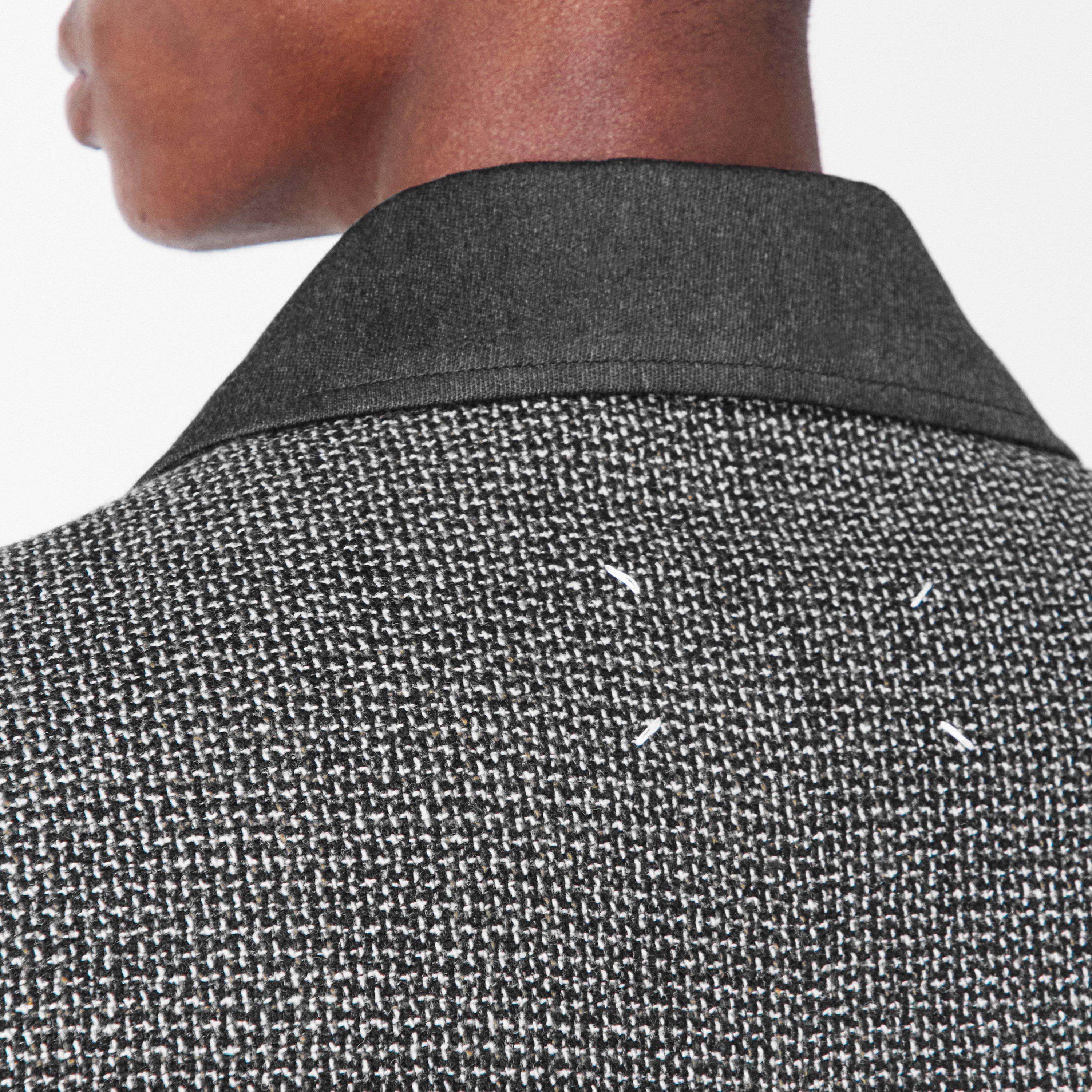 Salt & Pepper - Maison Margiela - Men's Tweed Structured Overcoat - 5