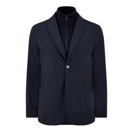 Emporio Armani Giacca Removable Hoodie Front Pockets Blazer