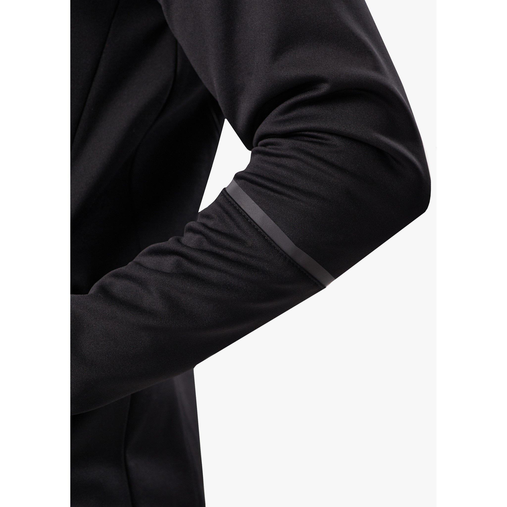 Black - Gym King - Men's Alpha Long Sleeve Full Zip Bomber Jacket - 4