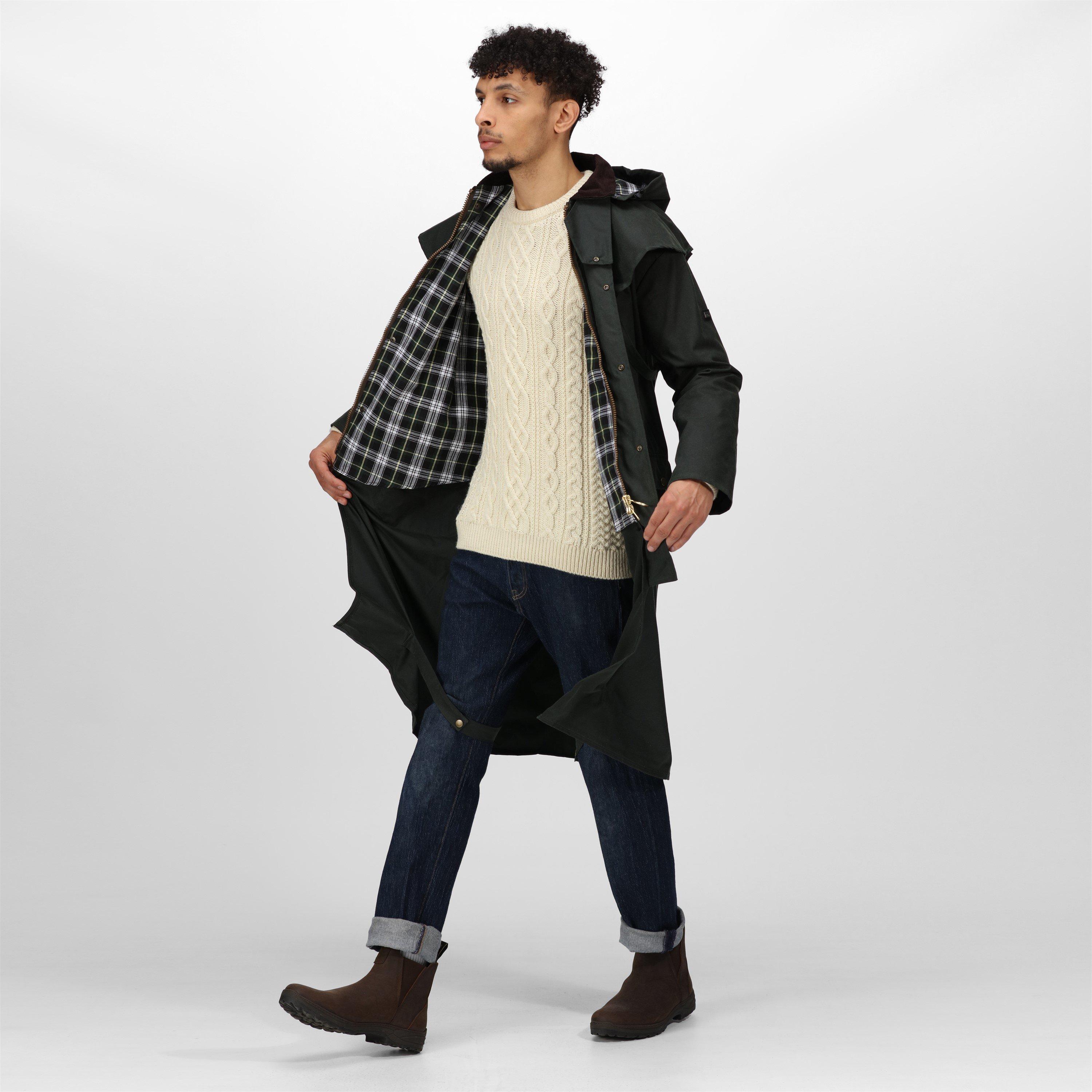 Dark Khaki - Regatta - Cranbrook Wax Jacket - 4