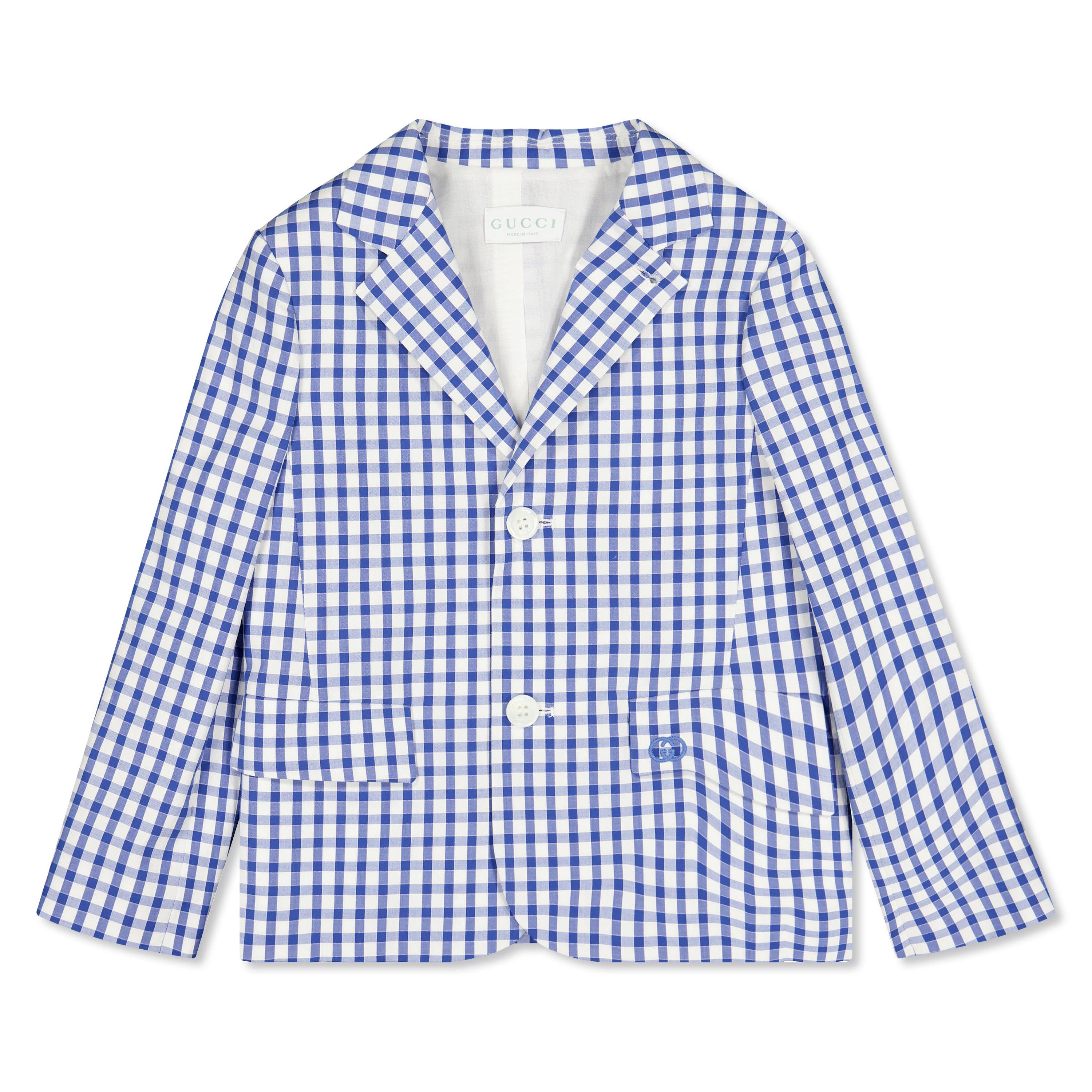 Blu/Wht 4337 - Gucci - Gucci Blazer Jkt Jn61 - 1