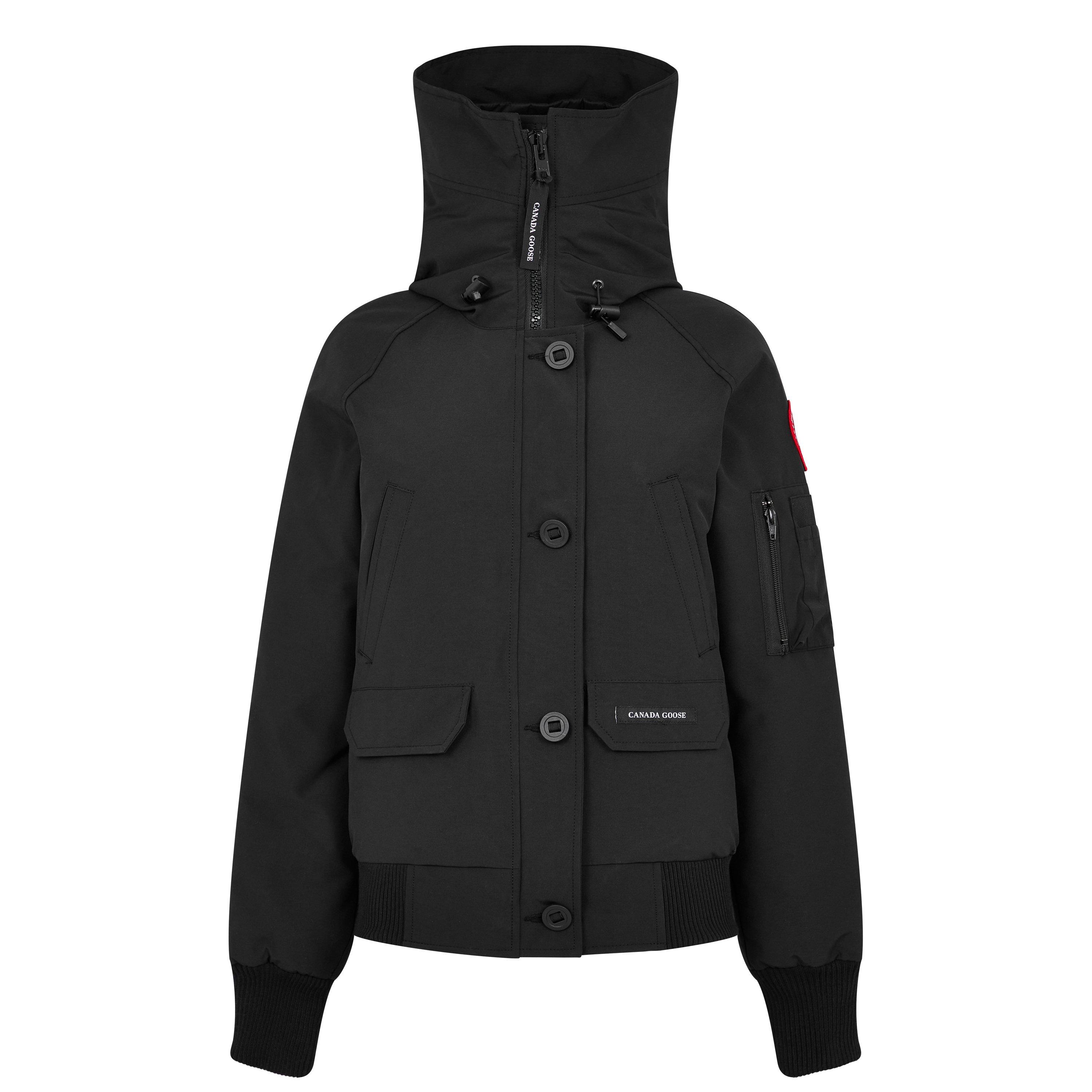 Black 61 - Canada Goose - Women's Chilliwack Duck Down Water Resistant Long Sleeve Bomber Jacket - 1