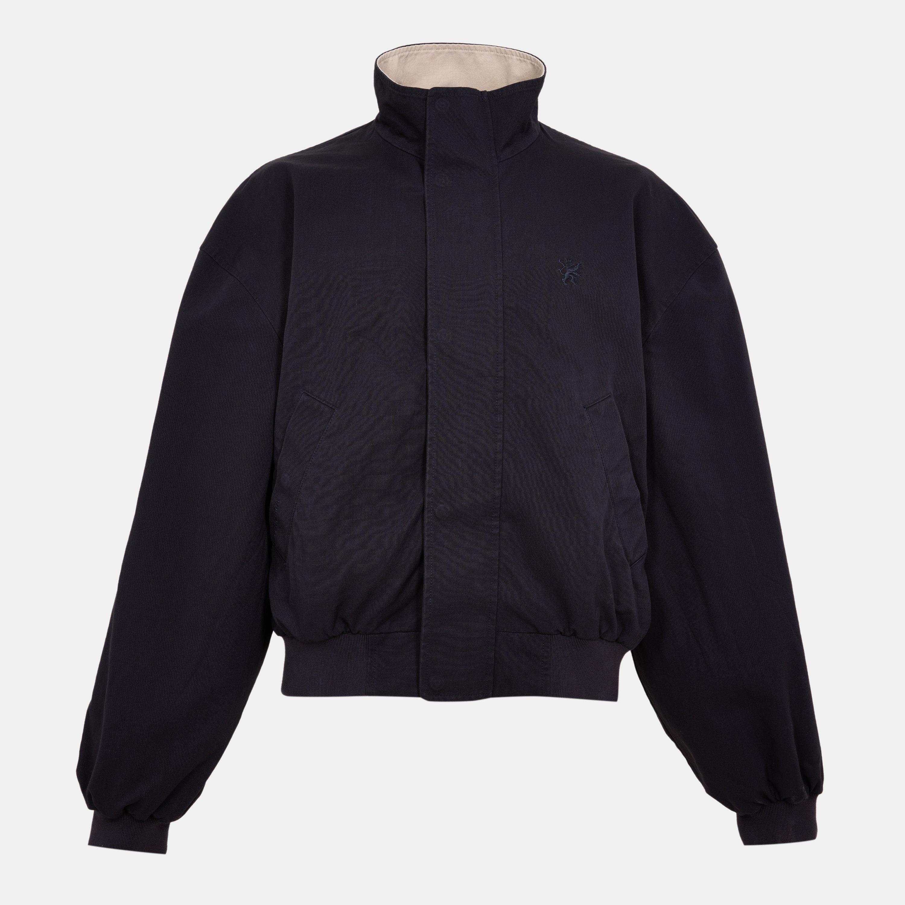 Ink/Lt Beige/In - Balenciaga - Men's Bal Reverse Bomber Jacket - 7