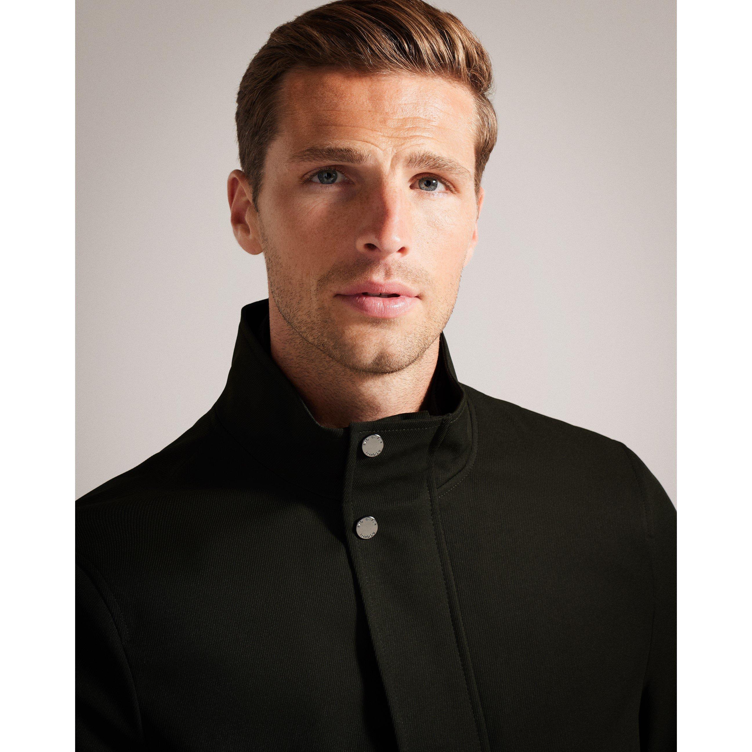 Dk-Green - Ted Baker - Ted Nylon FunnelCoat Sn54 - 4