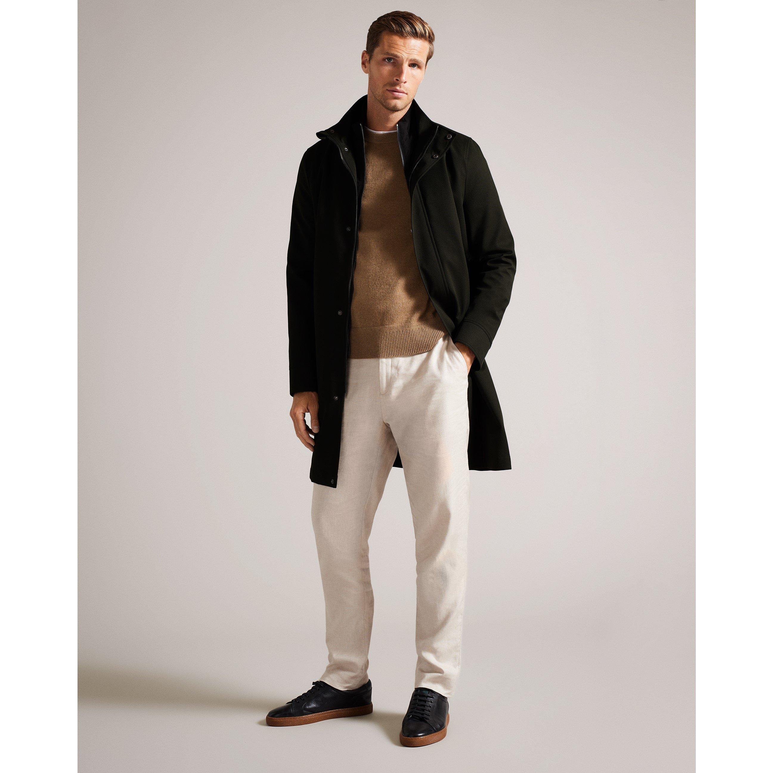 Dk-Green - Ted Baker - Ted Nylon FunnelCoat Sn54 - 5