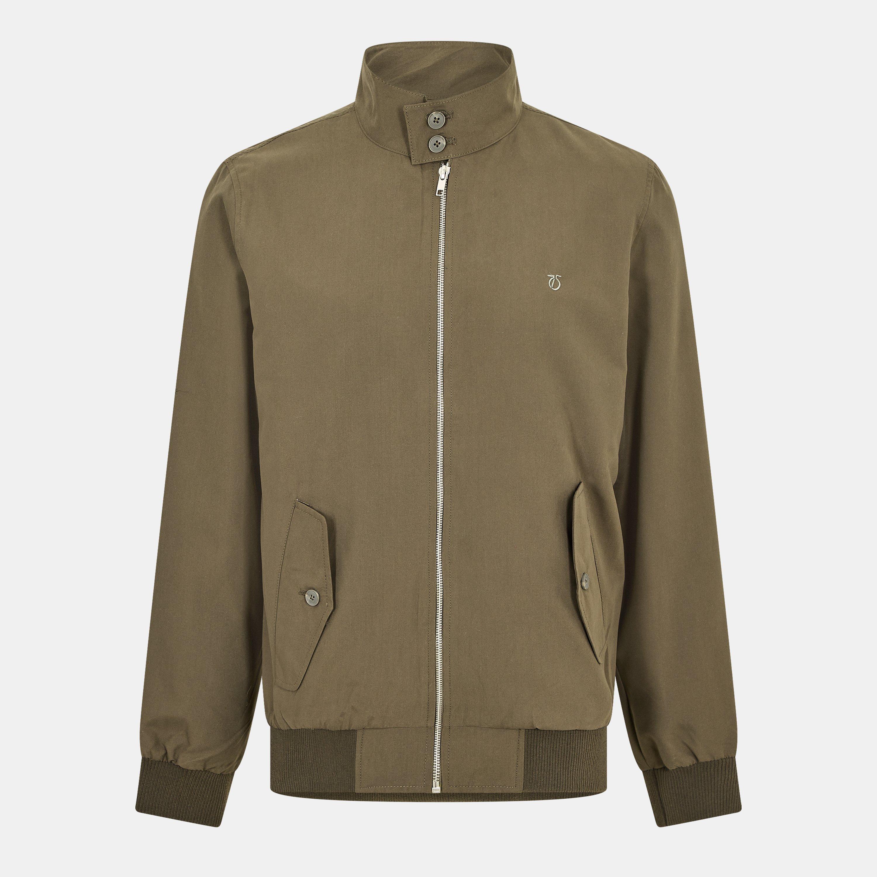 Khaki - Peter Werth - Men's Harrington Jacket - 1